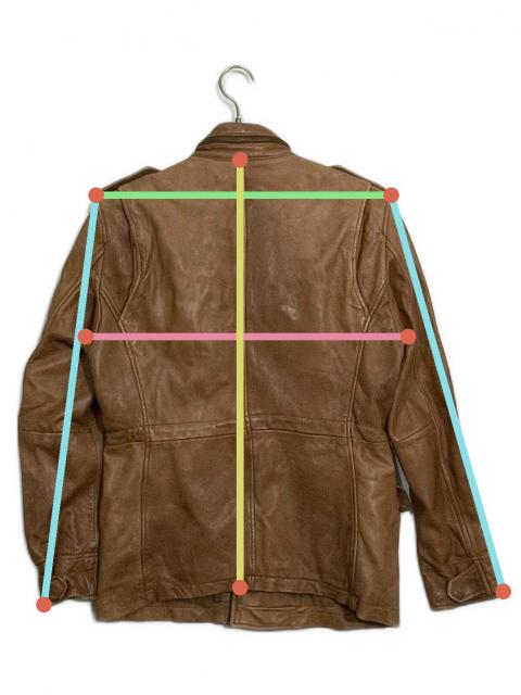 中古・古着通販】NO BRAND (ノーブランド) ラムレザージャケット
