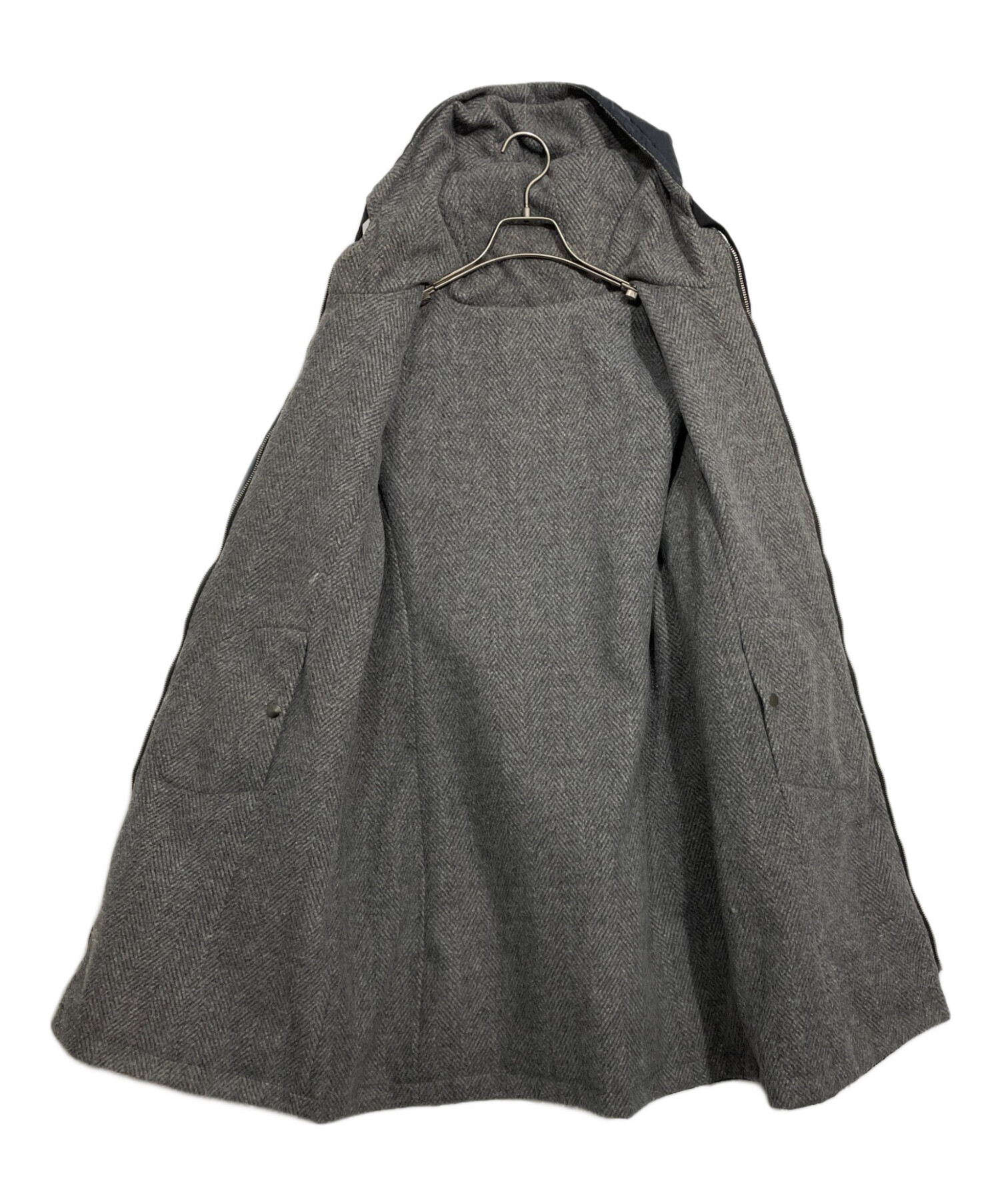 中古・古着通販】Zelal (ゼラール) リバーシブルダウンコート ブラック 