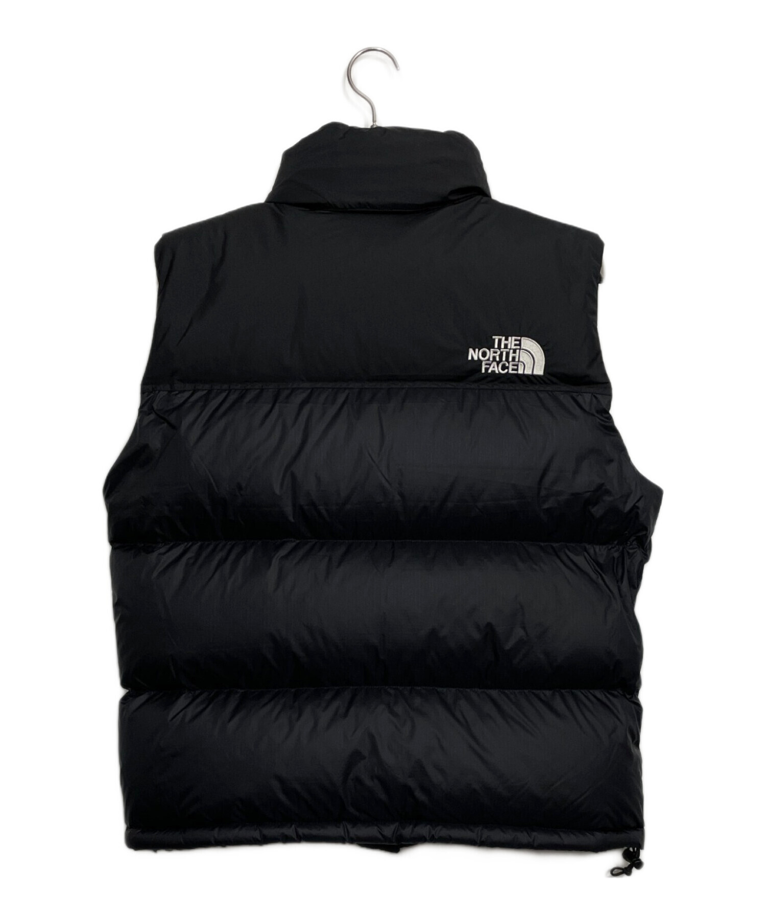 ノースフェイス　ダウンベスト　刺繍ロゴ　アウトドア　黒　ブラック　古着女子　S 中古・古着通販】THE NORTH FACE (ザ ノース フェイス) ダウンベスト