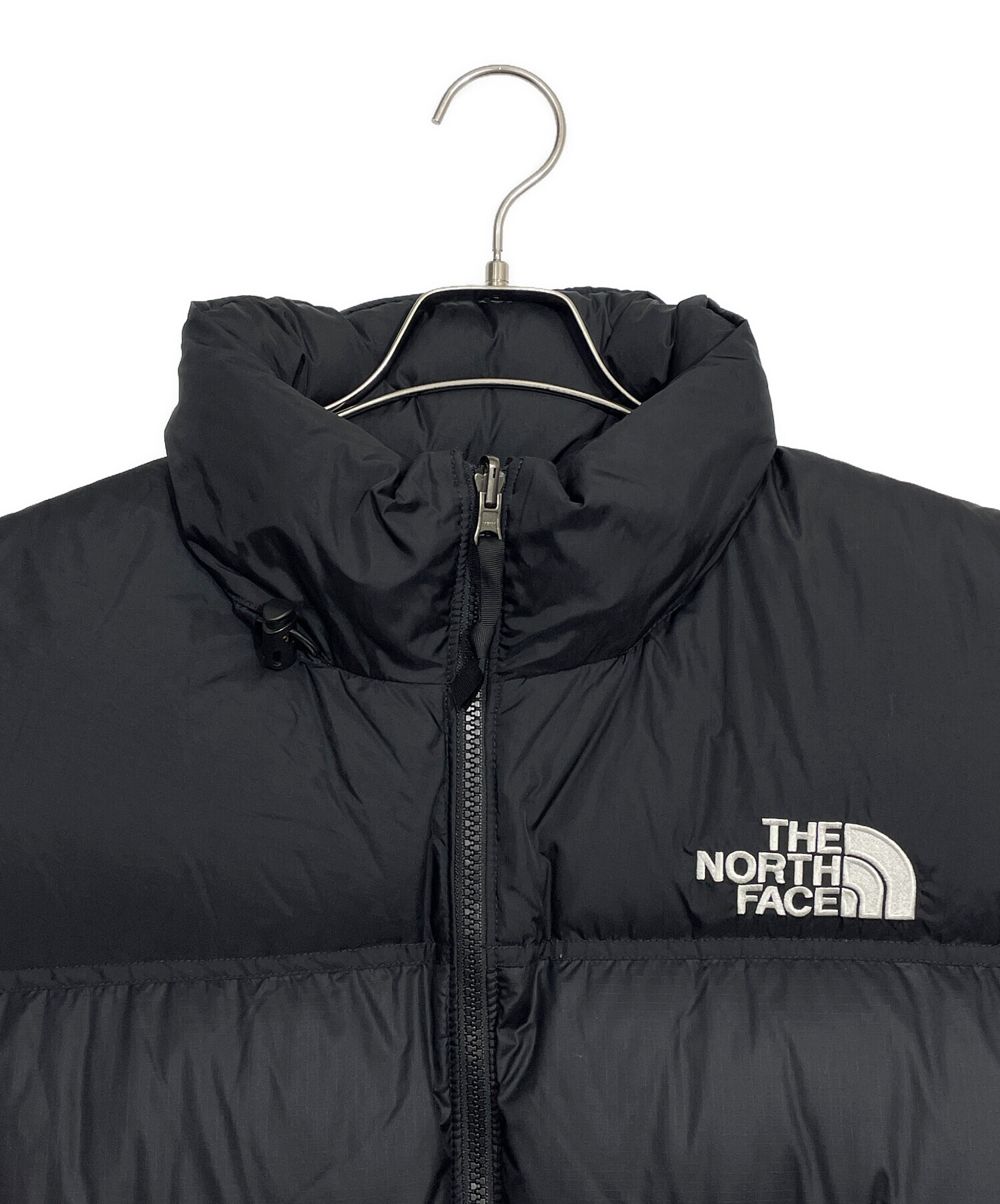 ノースフェイス　ダウンベスト　黒　ブラック　刺繍ロゴ　アウトドア　古着女子XS. 中古・古着通販】THE NORTH FACE (ザ ノース フェイス) ダウンベスト