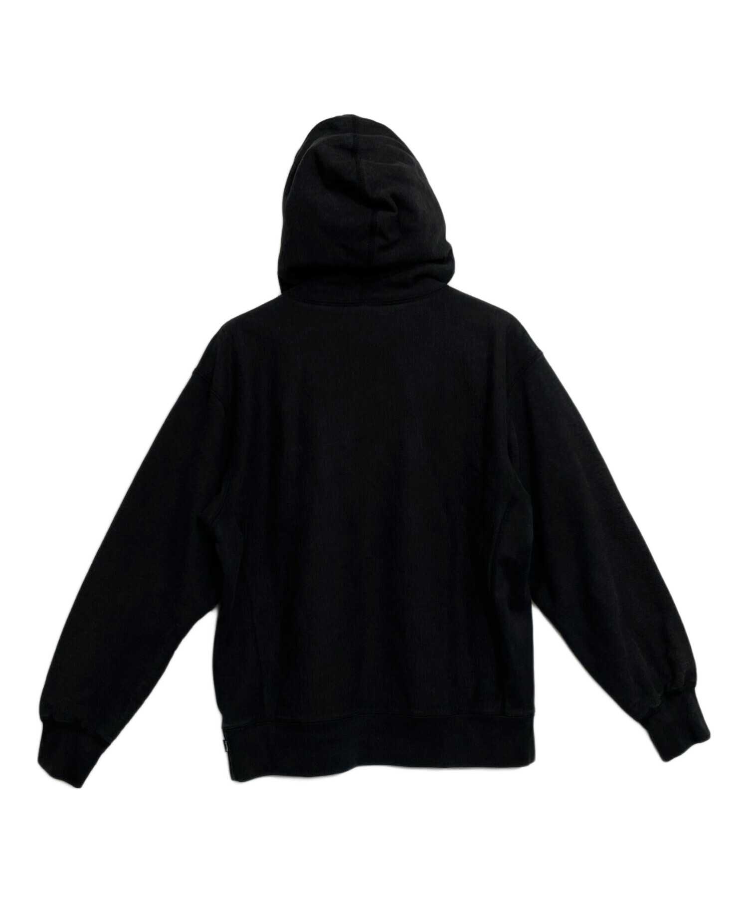 c*中様 Supreme ブラック パーカー 中古・古着通販】SUPREME (シュプリーム) プルオーバーパーカー