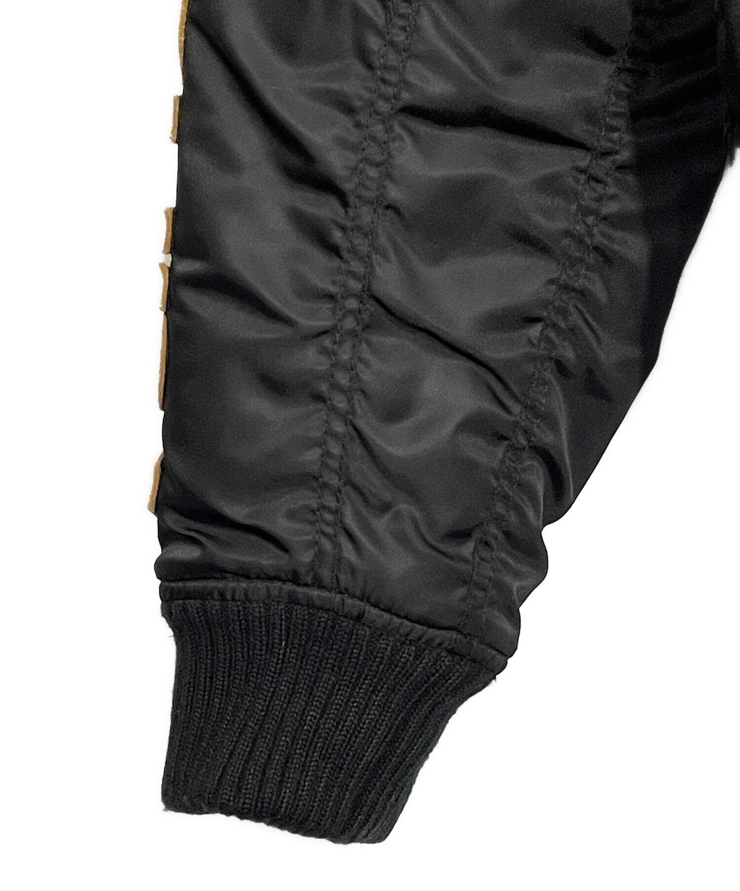 中古・古着通販】VANSON (バンソン) フライトジャケット ブラック