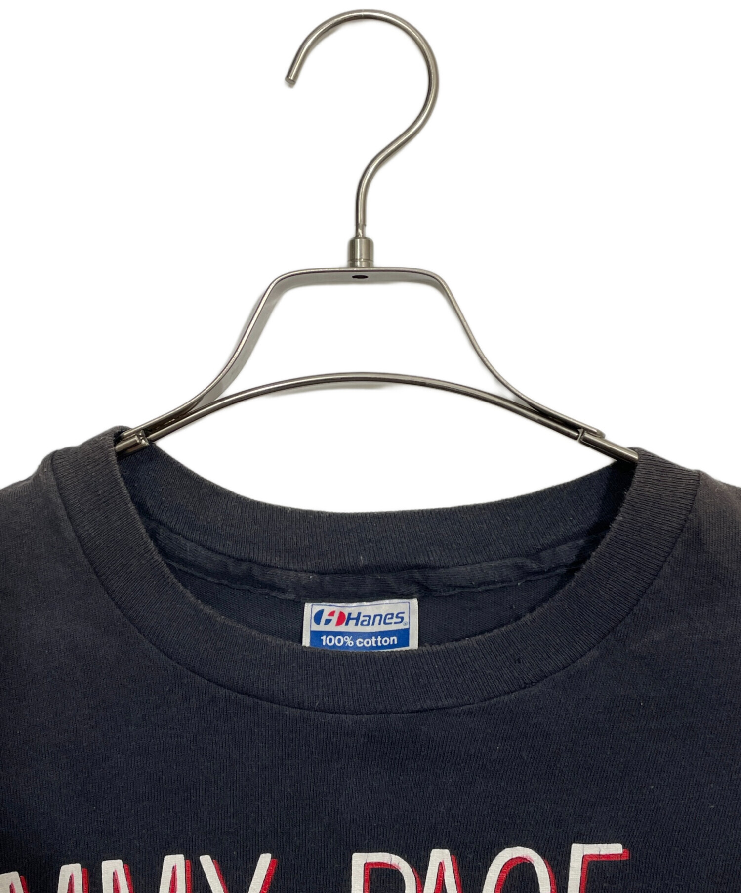 中古・古着通販】Hanes (ヘインズ) バンドTシャツ ブラック サイズ:L