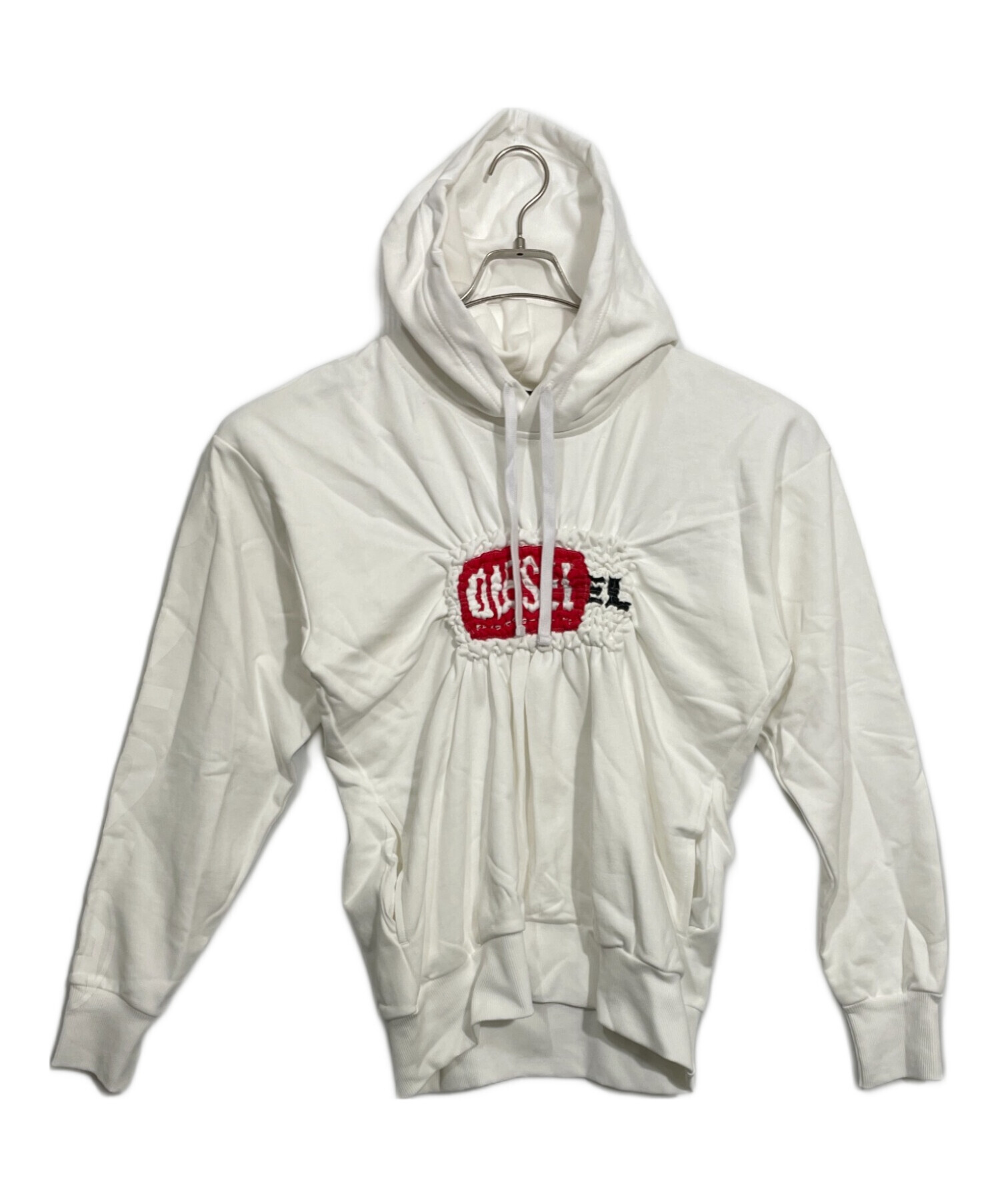 中古・古着通販】DIESEL (ディーゼル) パーカー ホワイト サイズ:XS 未