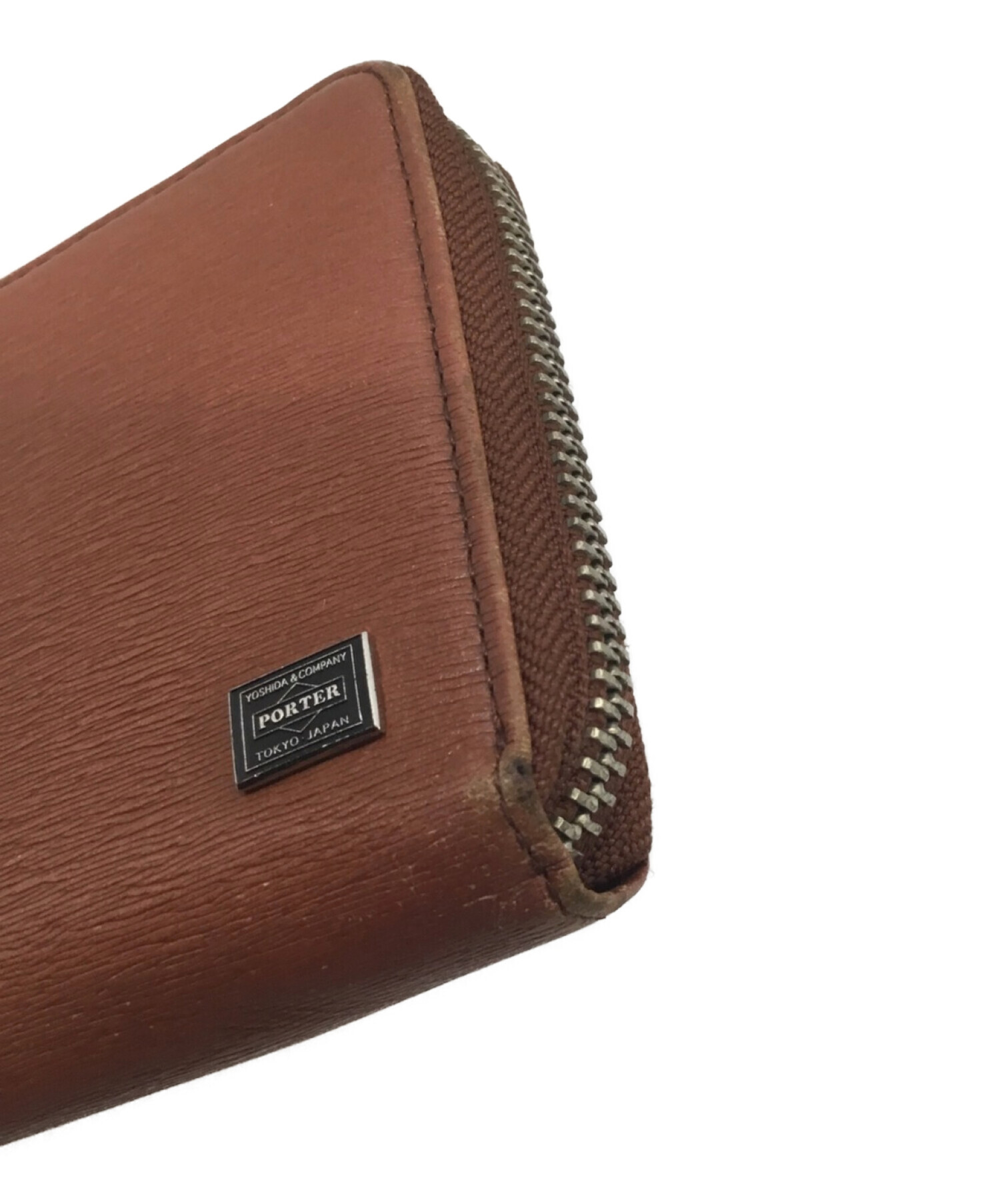 未使用級✨PORTER ブラウン 長財布 中古・古着通販】PORTER (ポーター) 長財布 ブラウン｜ブランド