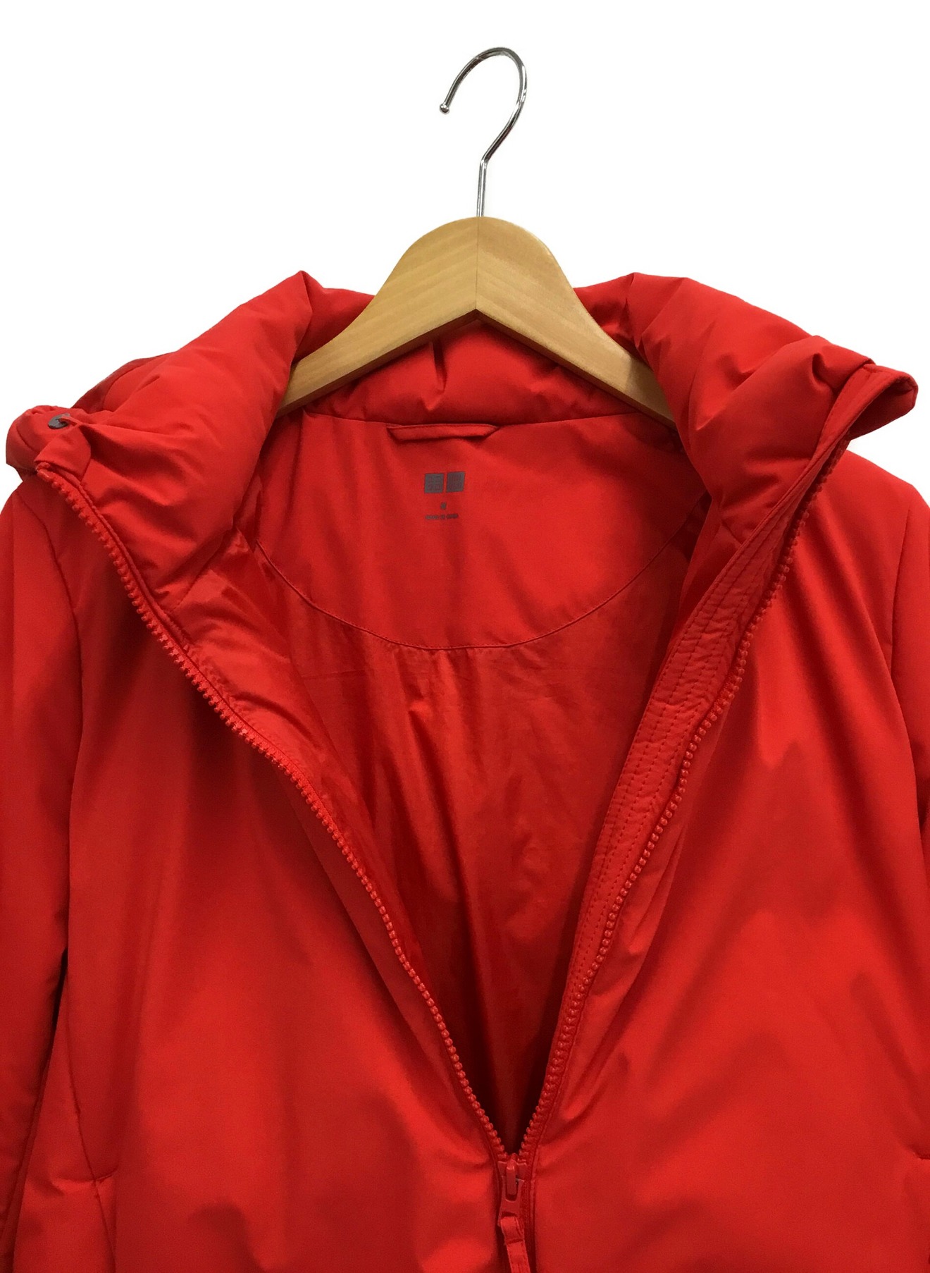 中古・古着通販】UNIQLO (ユニクロ) ハイブリッドダウンパーカ レッド 