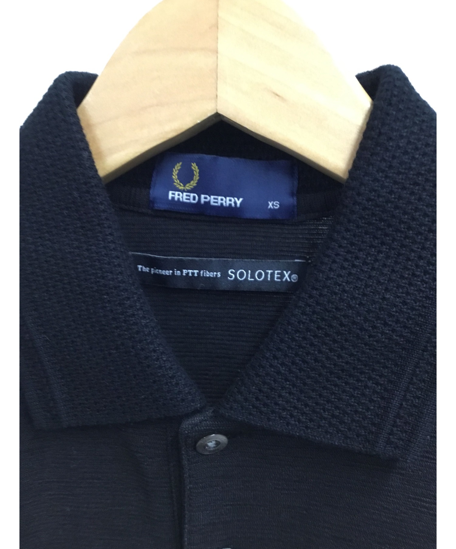 中古・古着通販】FRED PERRY (フレッドペリー) ポロシャツ ブラック