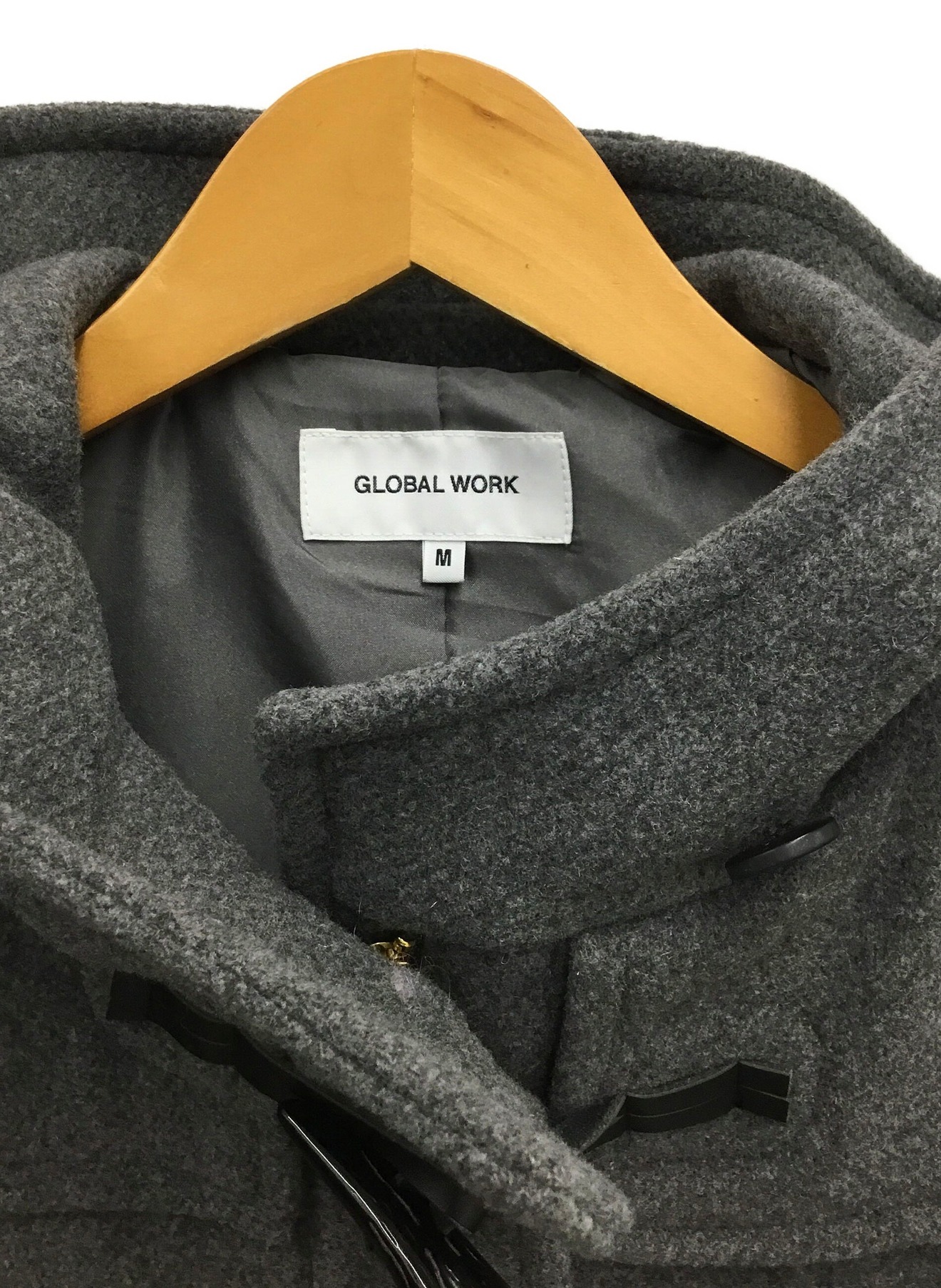 【ほぼ新品】グローバルワークのダッフルコート 中古・古着通販】GLOBAL WORK (グローバルワーク) ダッフルコート