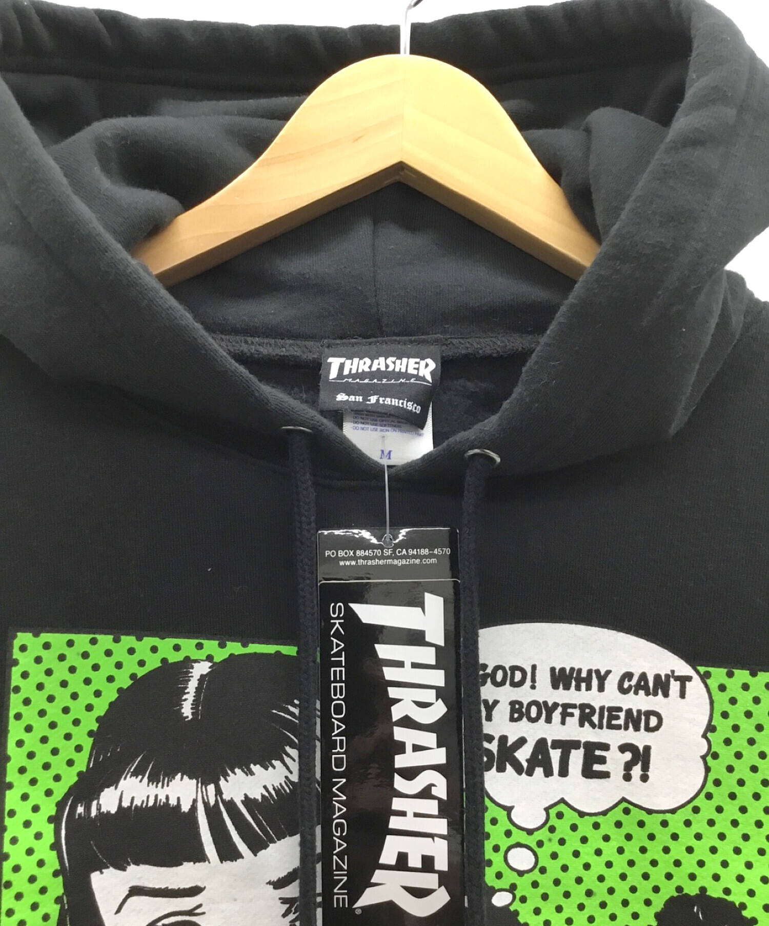 中古・古着通販】THRASHER (スラッシャー) BoyFriend HOODIE ブラック 