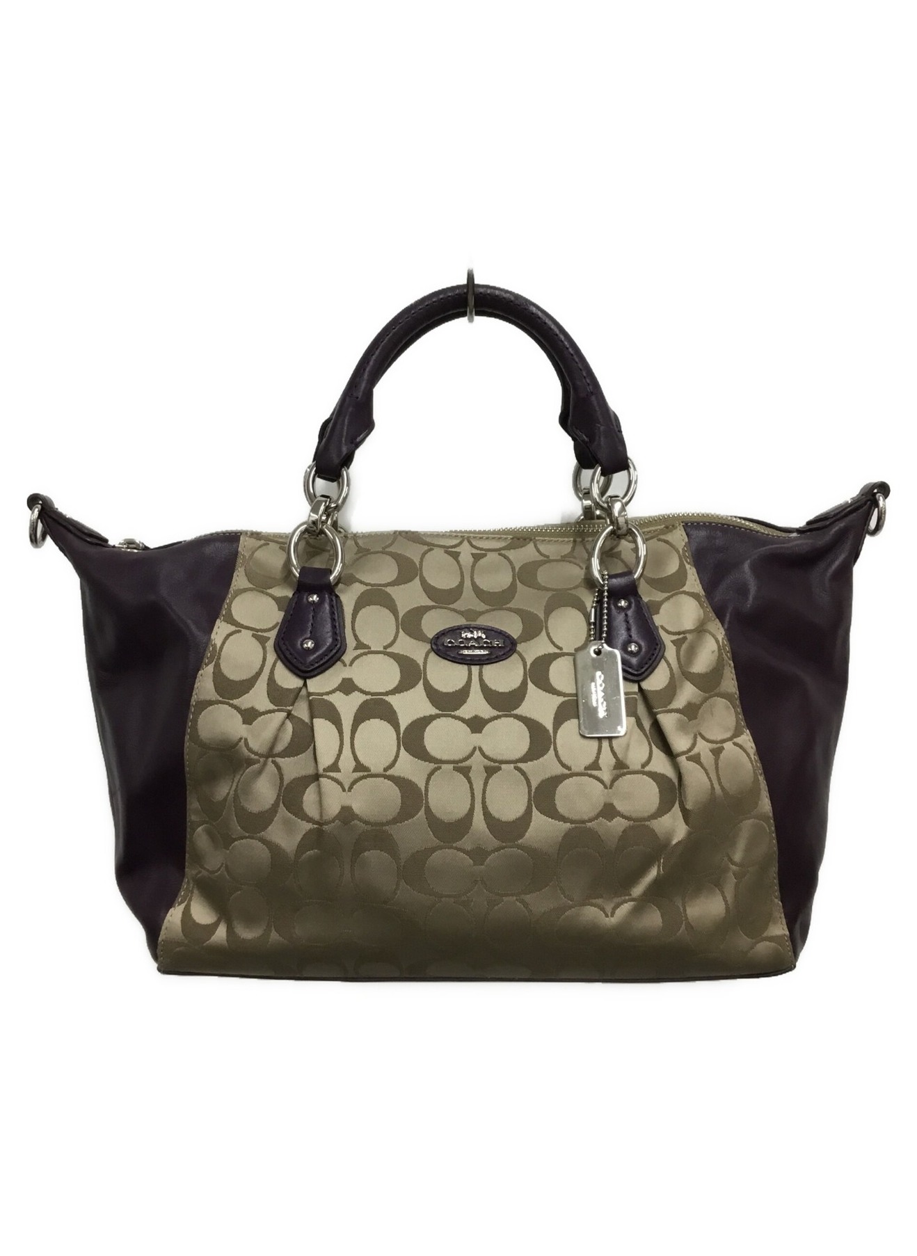 中古・古着通販】COACH (コーチ) 2WAYショルダーバッグ パープル