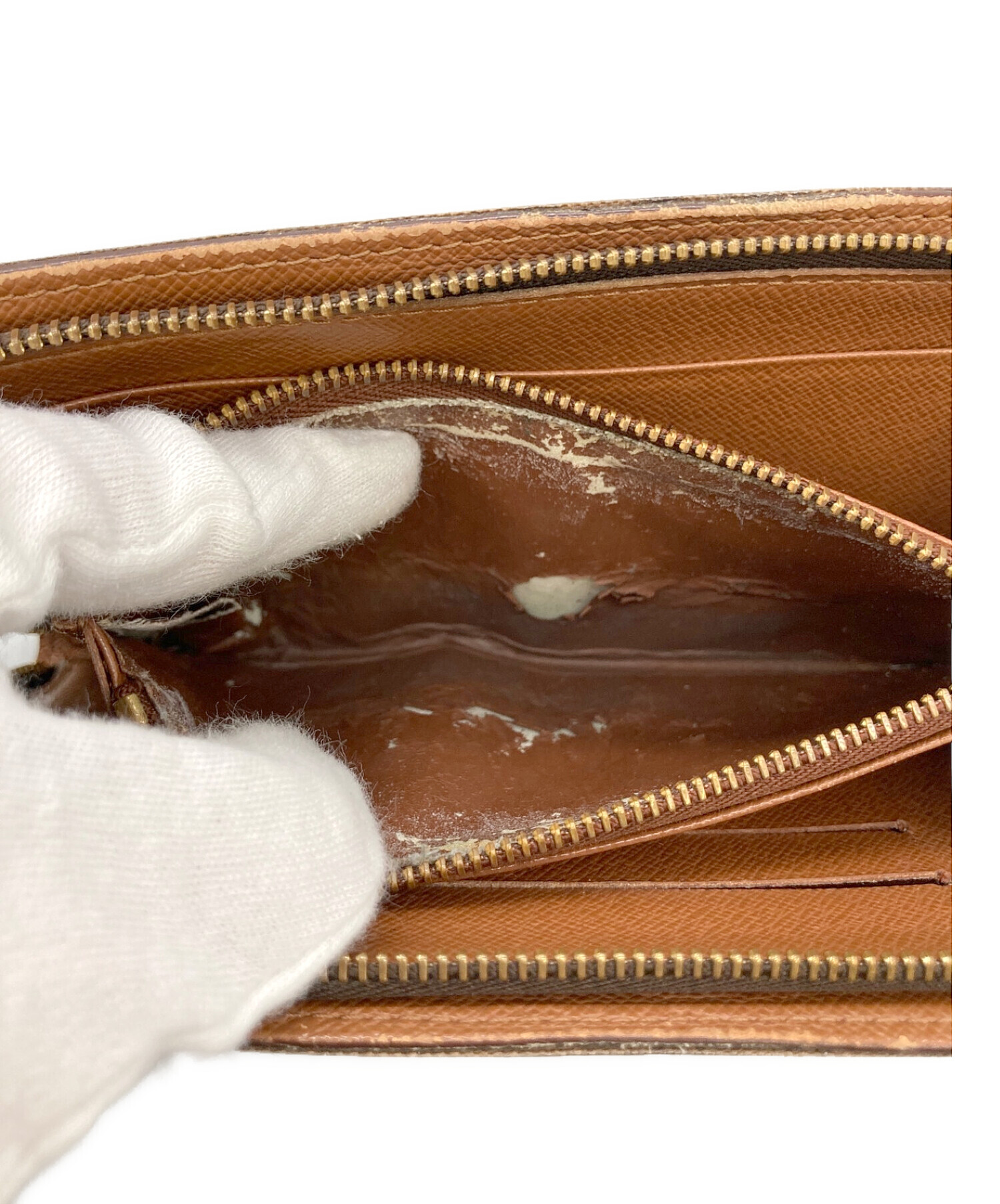 中古・古着通販】LOUIS VUITTON (ルイ ヴィトン) 長財布 ブラウン