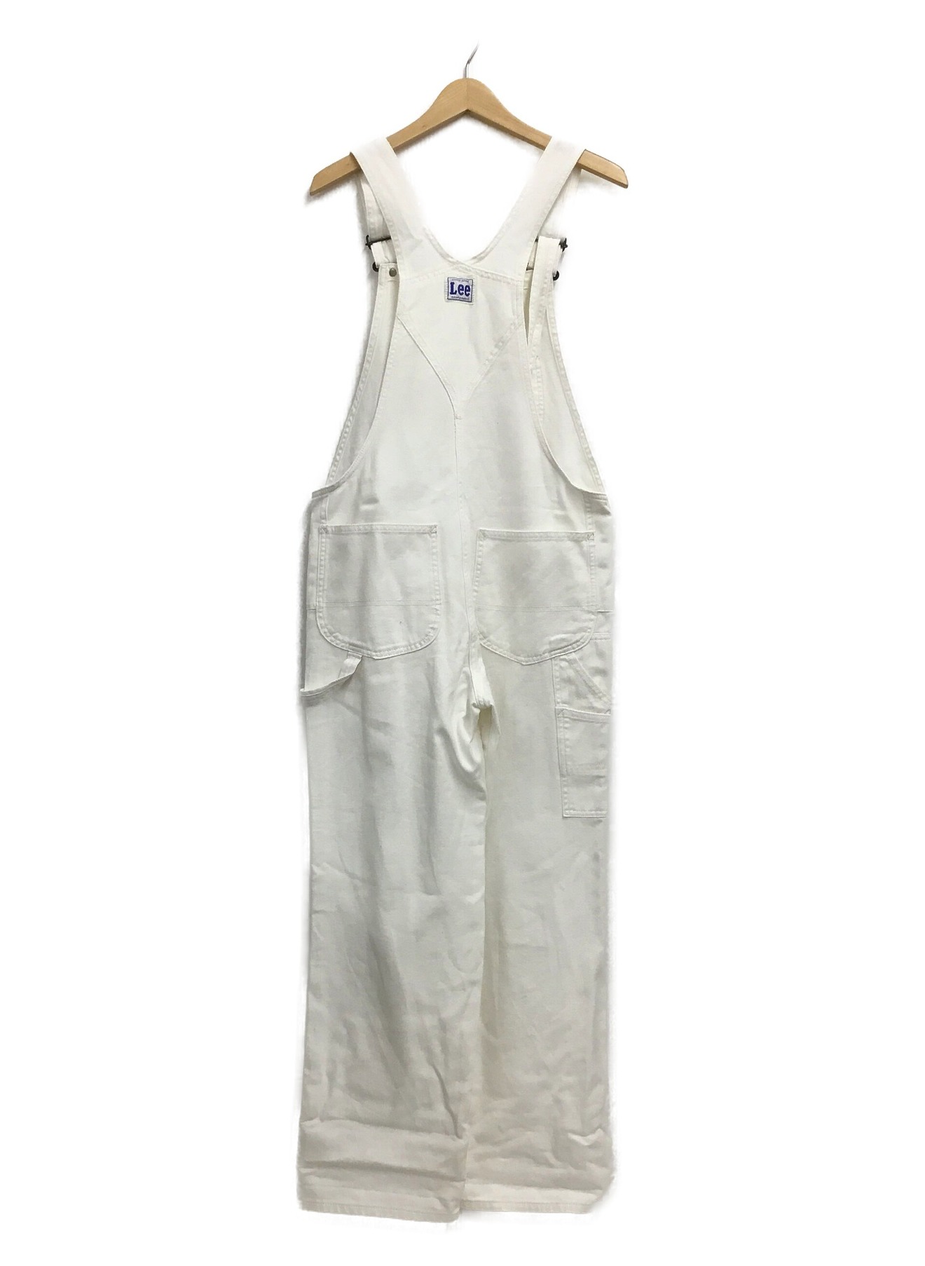 中古・古着通販】LEE (リー) オーバーオール ホワイト サイズ:M 