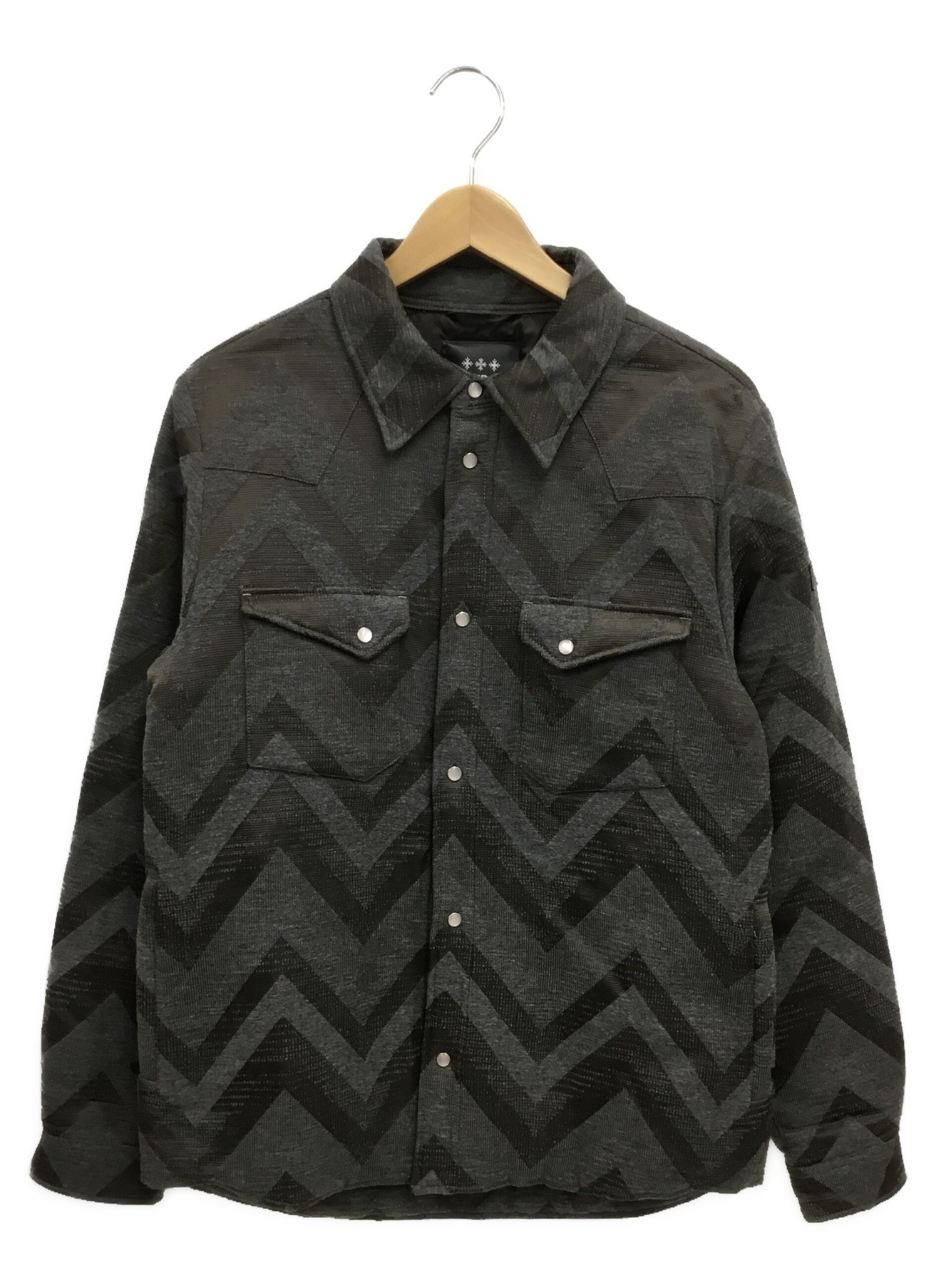 中古・古着通販】TATRAS (タトラス) ダウンシャツジャケット グレー