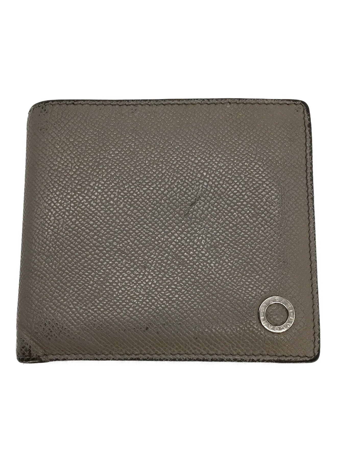 BVLGARI FRGMT 三つ折り財布 グレー BVLGARI（ブルガリ） セルペンティ フォーエバー 三つ折り財布 グレー