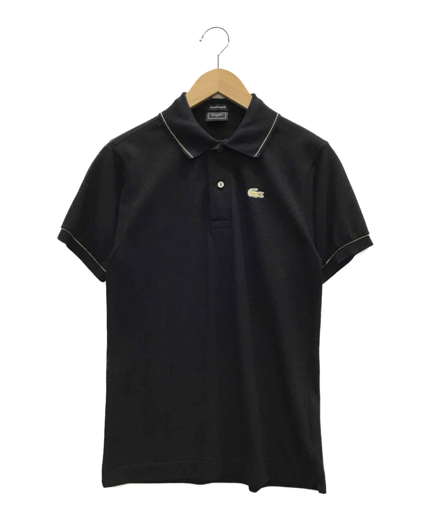 中古・古着通販】LACOSTE (ラコステ) ポロシャツ ブラック サイズ:2 