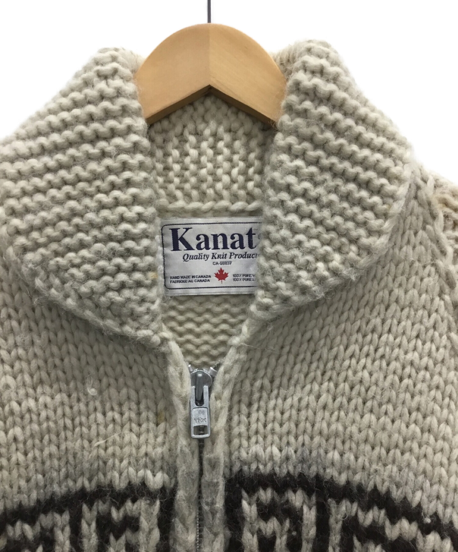 中古・古着通販】KANATA (カナタ) カウチンニットカーディガン 