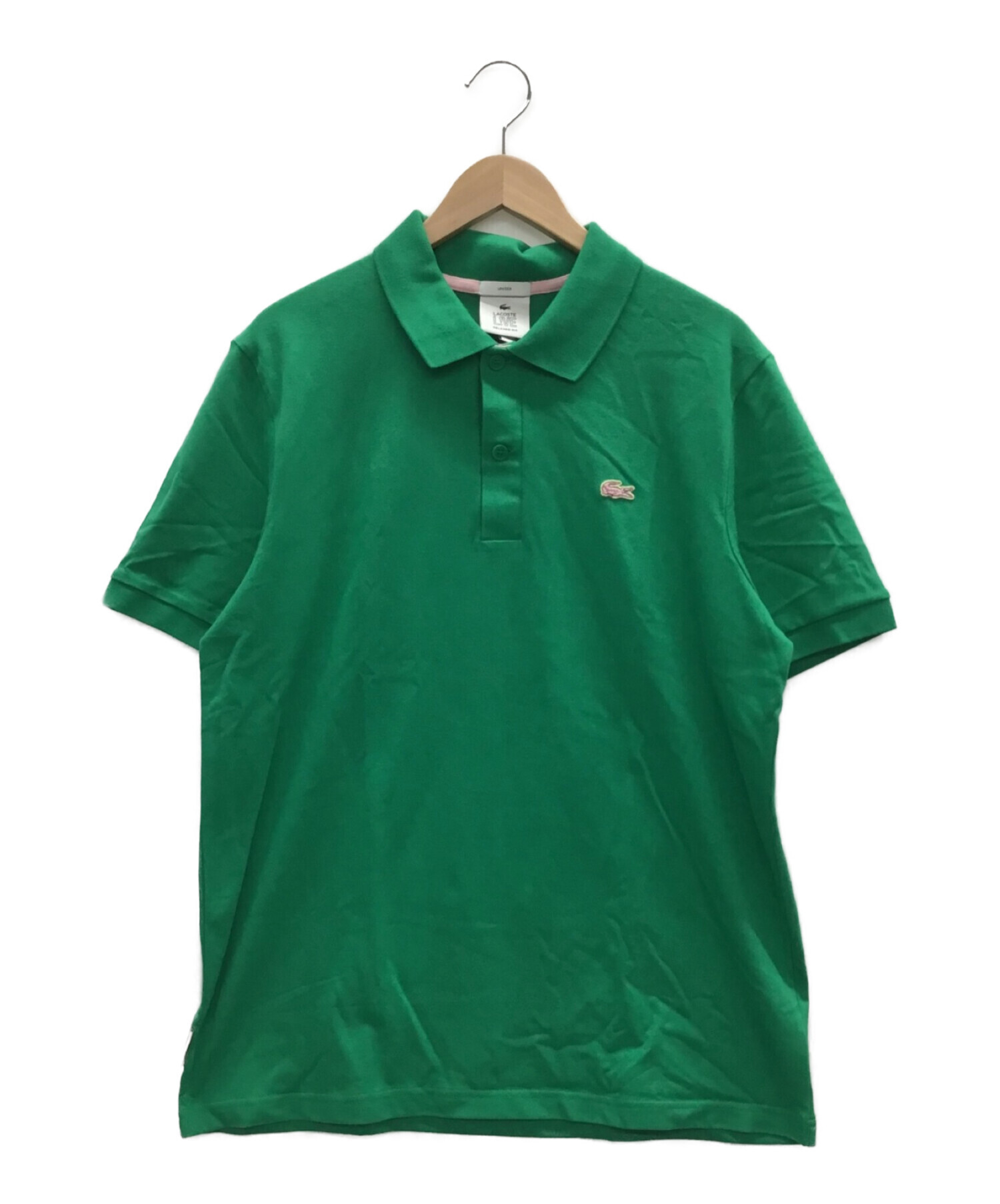 中古・古着通販LACOSTE LIVE (ラコステライブ) ポロシャツ グリーン