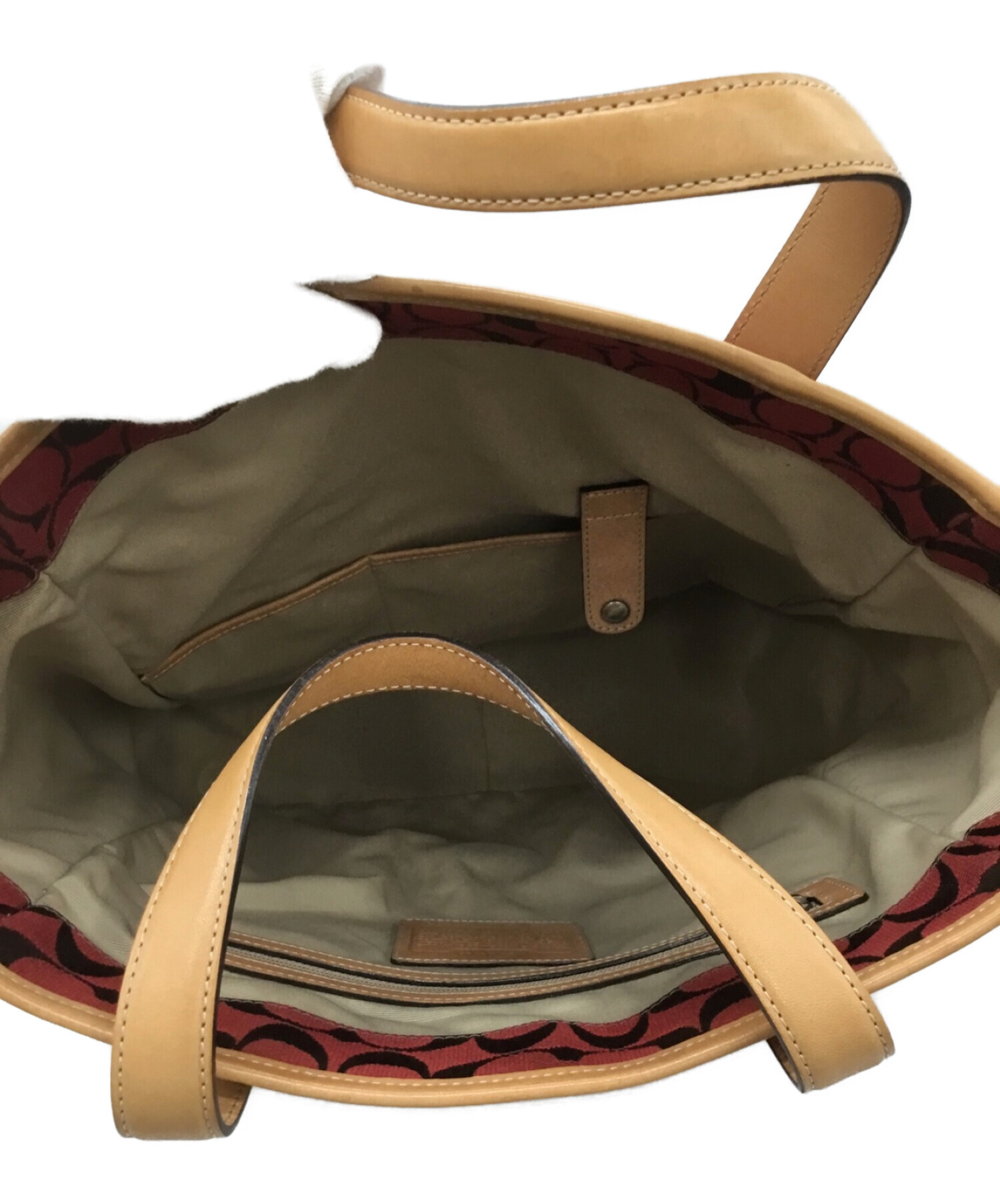 中古・古着通販】COACH (コーチ) トートバッグ レッド|ブランド・古着 中古・古着通販】COACH (コーチ) トートバッグ レッド|ブランド・古着