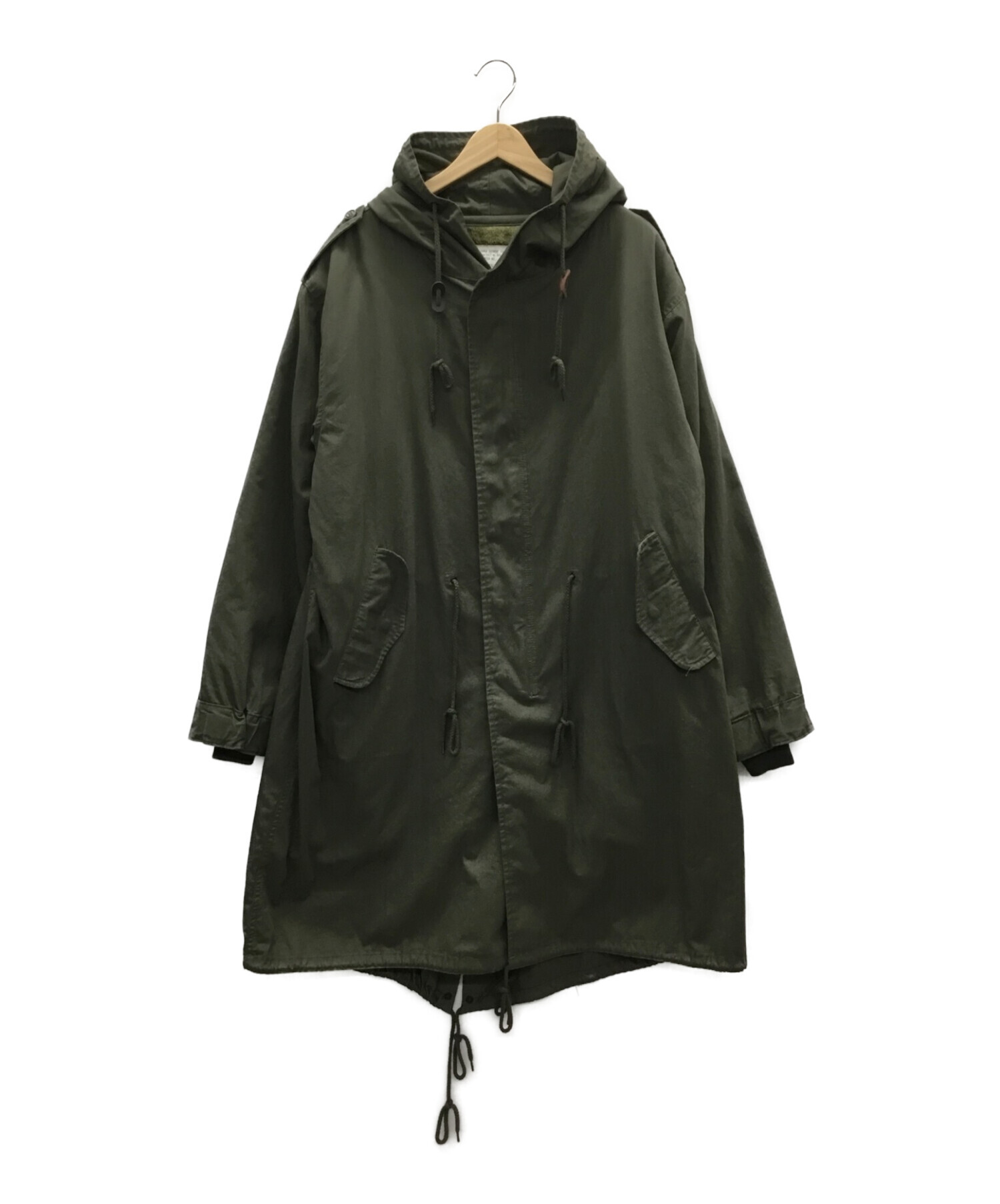 中古・古着通販】HOUSTON (ヒューストン) モッズコート オリーブ