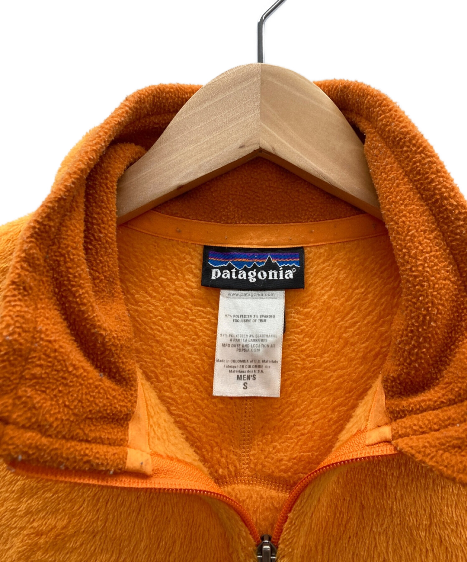 中古・古着通販】Patagonia (パタゴニア) フリースベスト オレンジ 