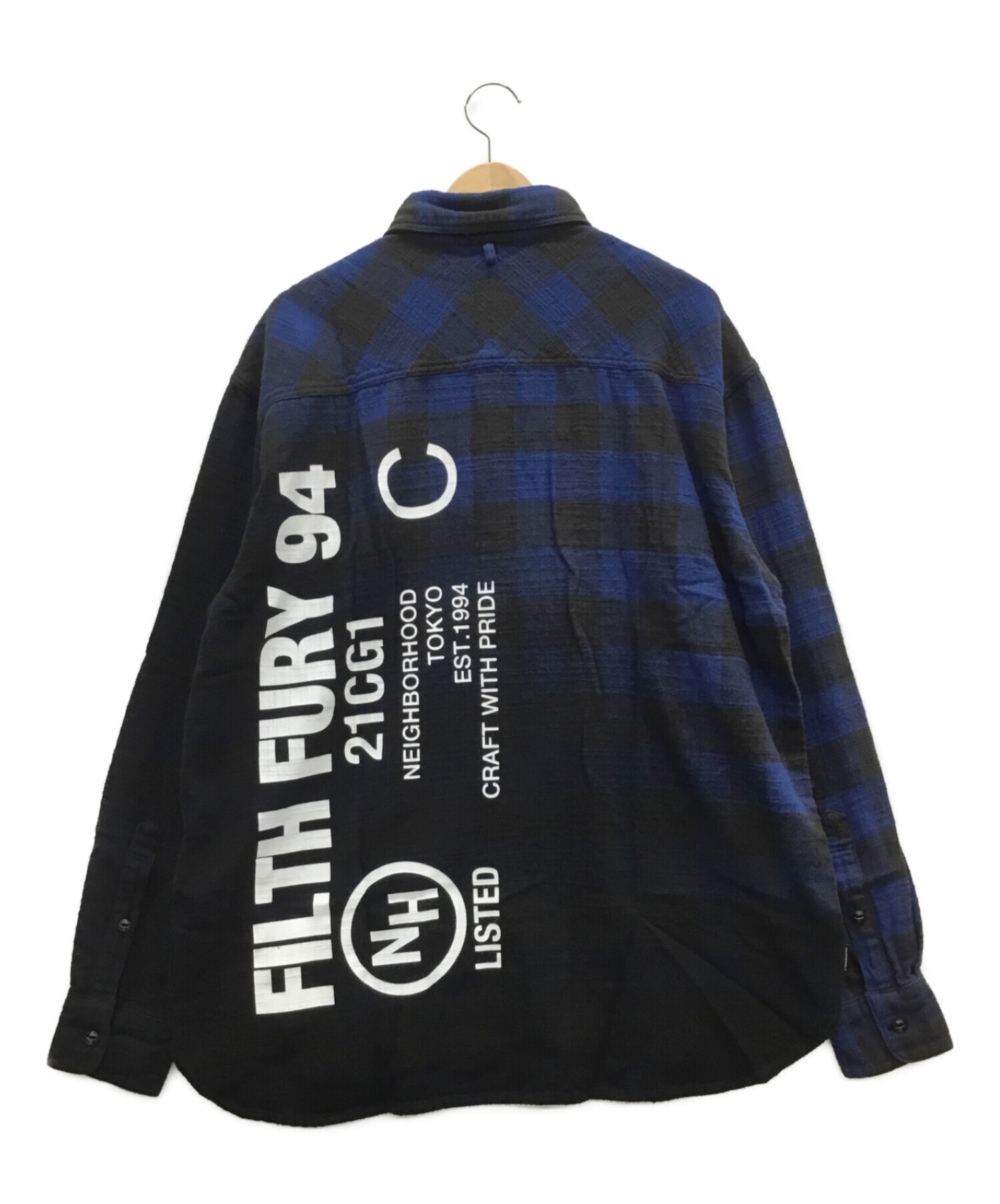 美品　ネイバーフッド　シャツ　L 中古・古着通販】NEIGHBORHOOD (ネイバーフッド) FADE / C-SHIRT. LS