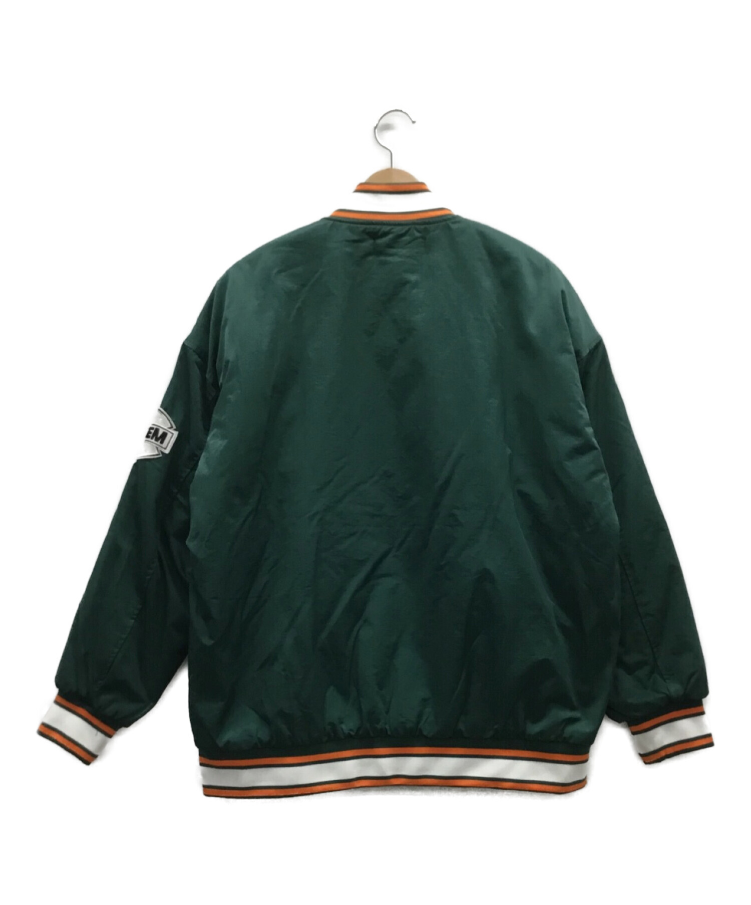 中古・古着通販】.kom (ドットコム) スタジャン グリーン サイズ:L 