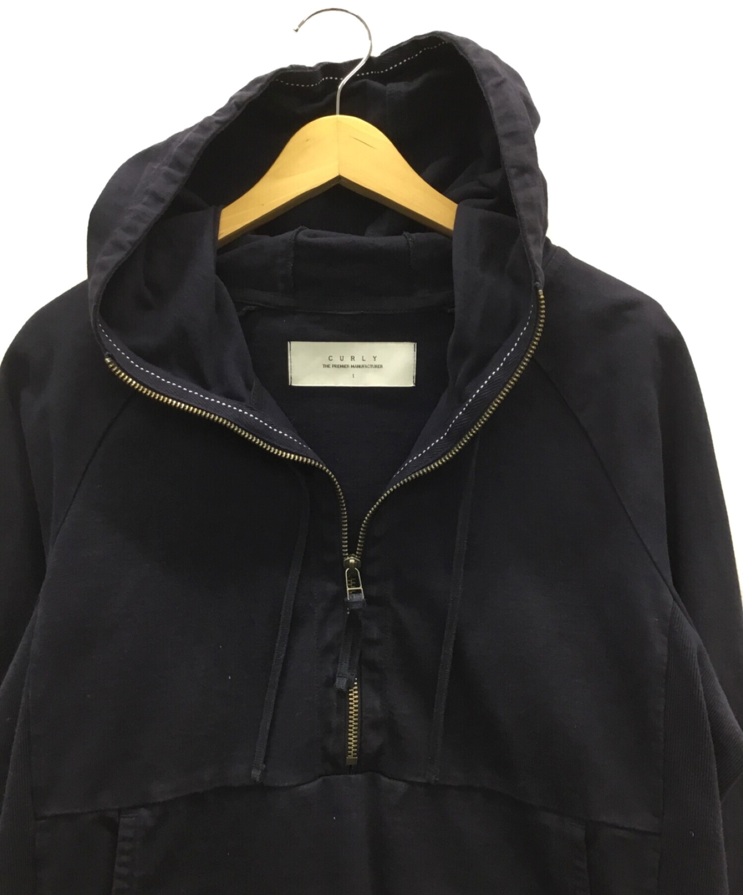 中古・古着通販】CURLY (カーリー) アノラックパーカー ネイビー