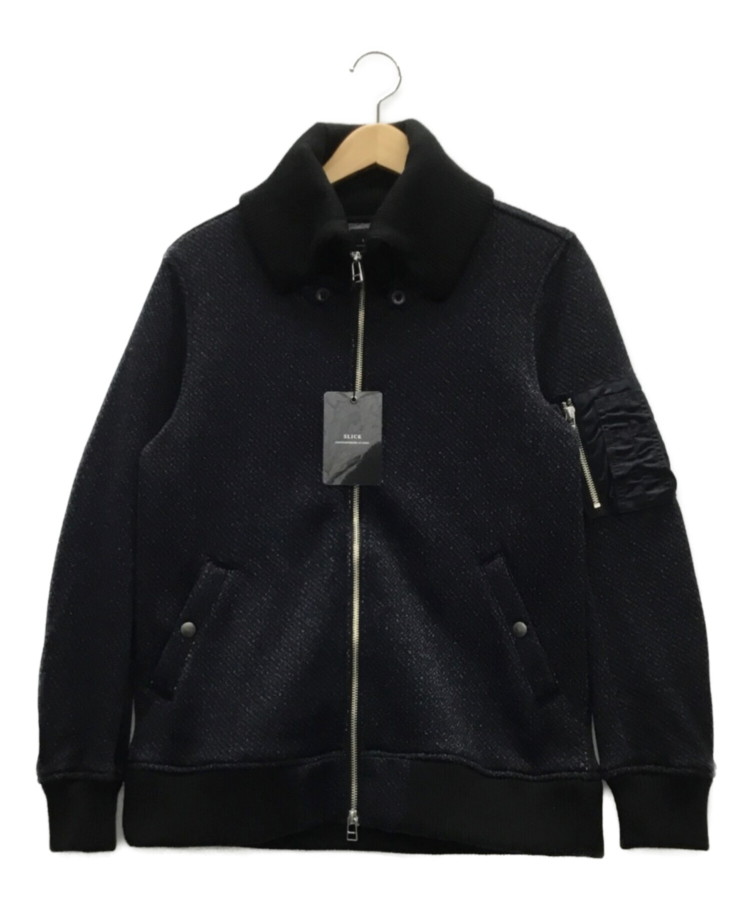 中古・古着通販】SLICK (スリック) ドンキーMA-1ジャケット ネイビー 