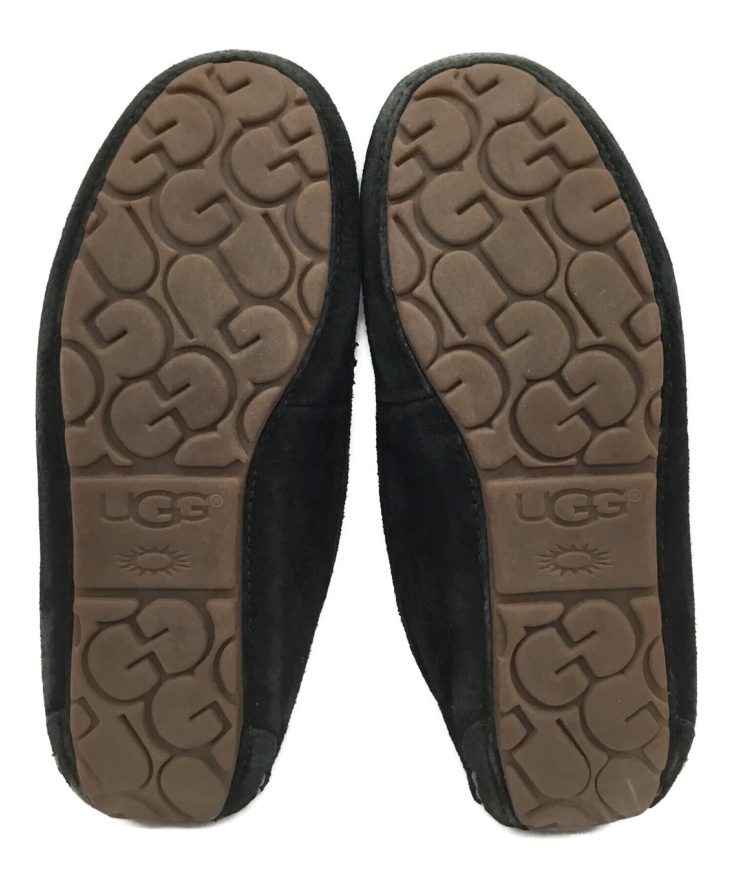 中古・古着通販】UGG (アグ) モカシンシューズ ブラック サイズ:22