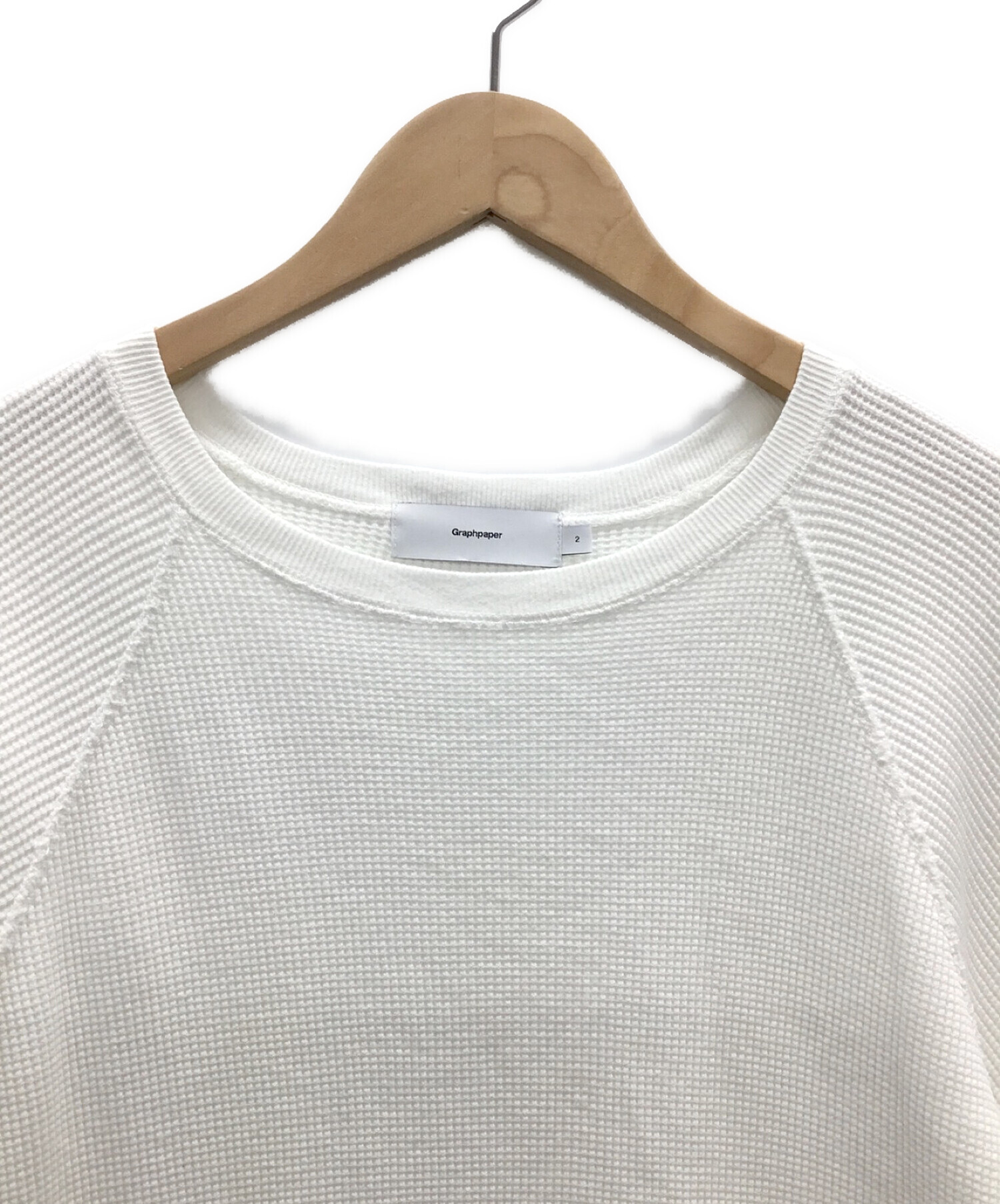 中古・古着通販】Graphpaper (グラフペーパー) ワッフルカットソー 