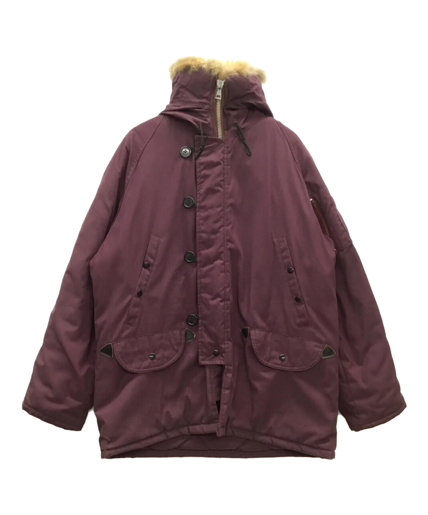 中古・古着通販】CORINTH MFG CO. (コリンス) N-3Bタイプコート ワイン 