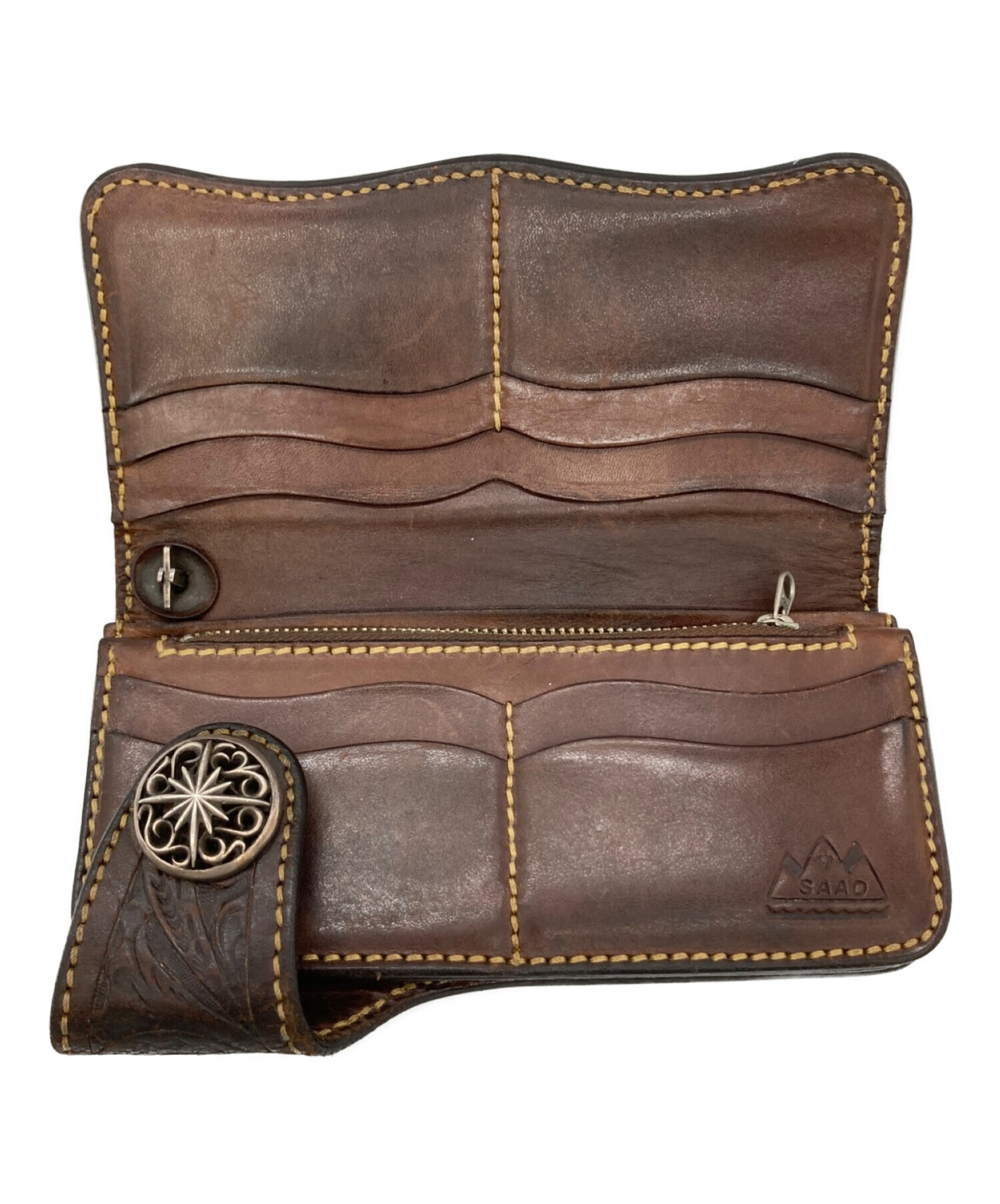 中古・古着通販】saad (サード) ウォレットチェーン付きレザー長財布