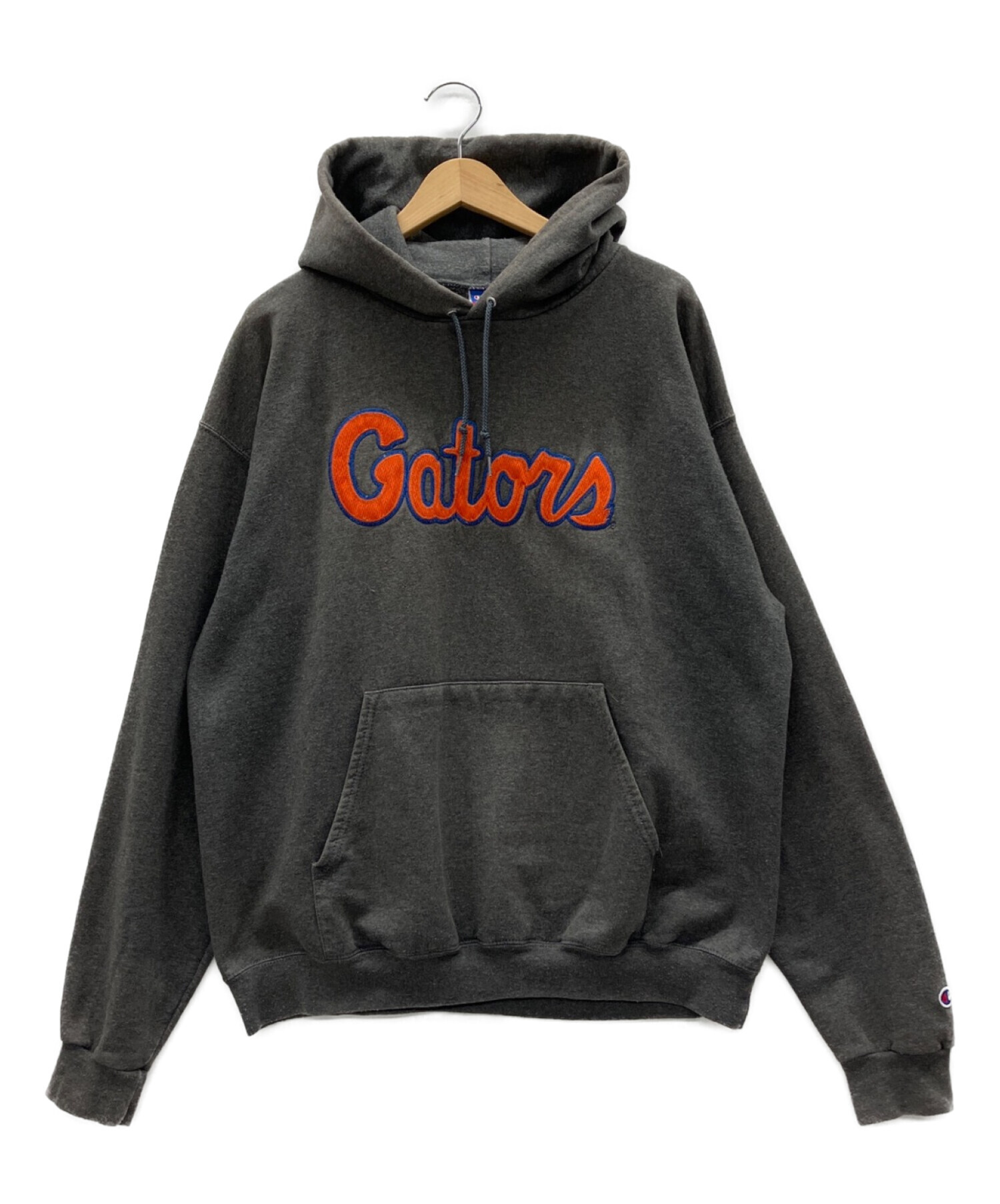 Champion チャンピオン カレッジスウェットパーカー チャコールグレー sizeM UHCL 古着 メンズ レディース 中古・古着通販】Champion (チャンピオン) カレッジパーカー