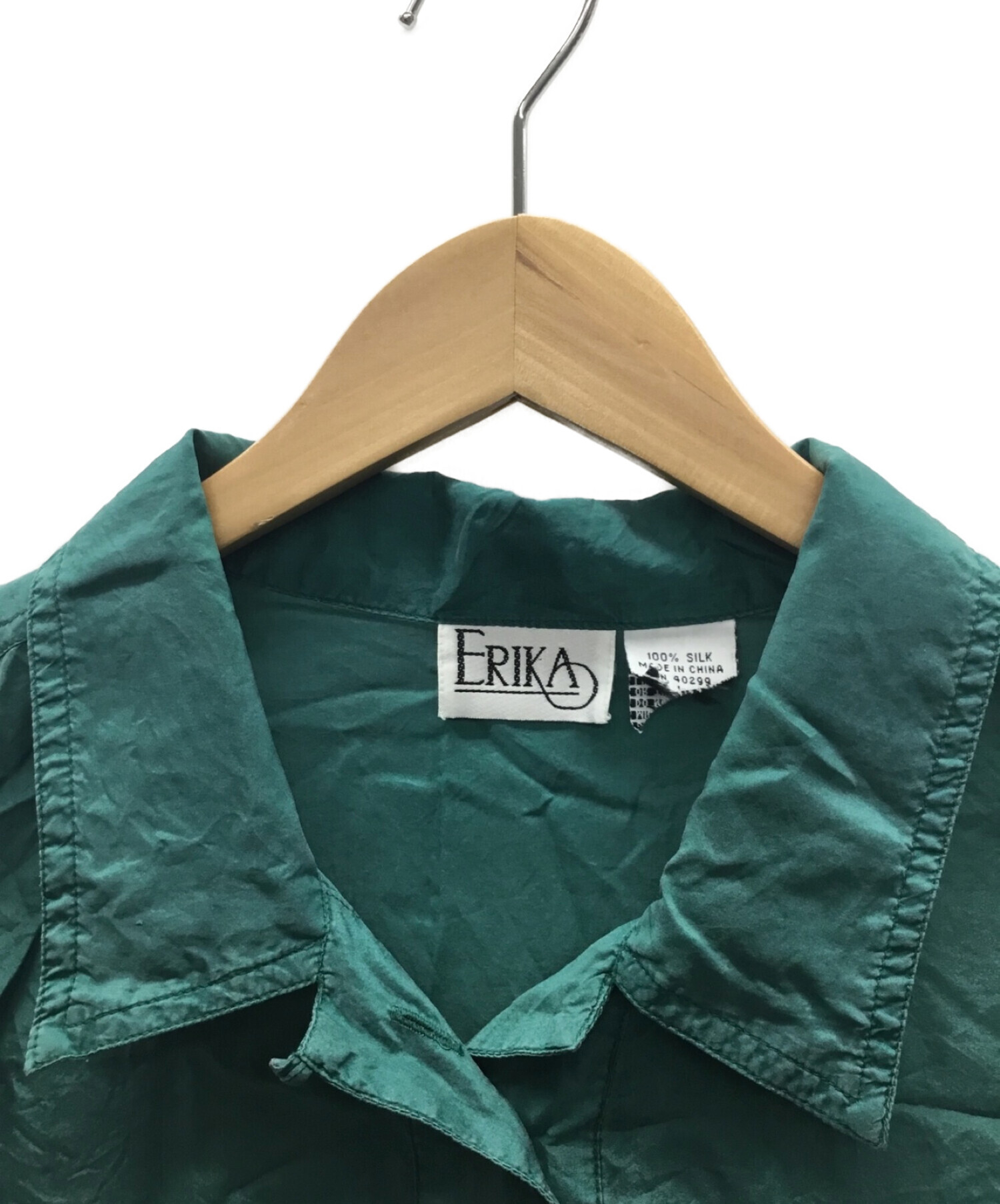 中古・古着通販】ERIKA CAVALLINI (エリカ カヴァリーニ) シルクシャツ