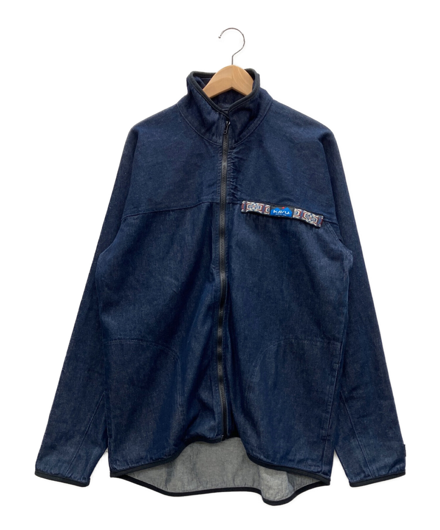 中古・古着通販】KAVU (カブー) フルジップスローシャツ インディゴ 