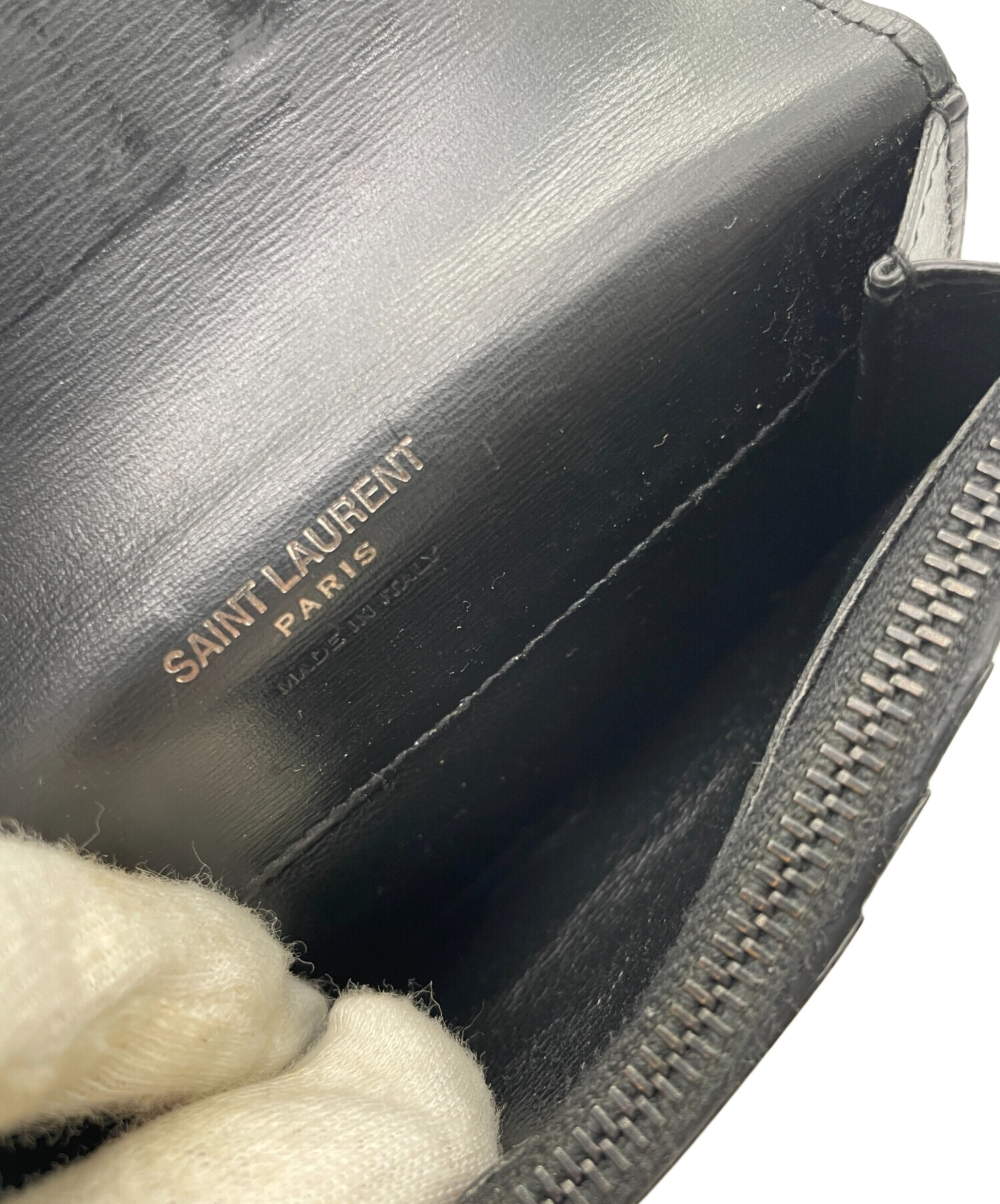中古・古着通販】Saint Laurent Paris (サンローランパリ) 2つ折り財布