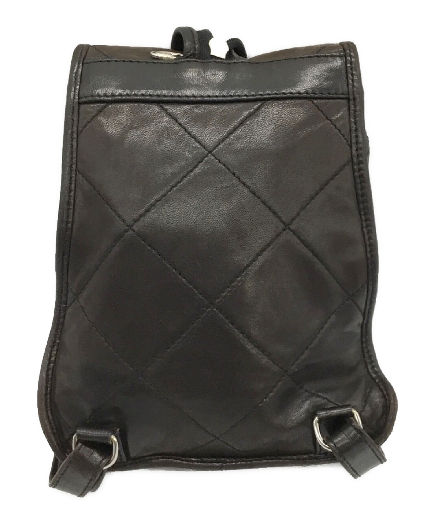 中古・古着通販】Pollini (ポリーニ) ミニリュック ブラウン｜ブランド 