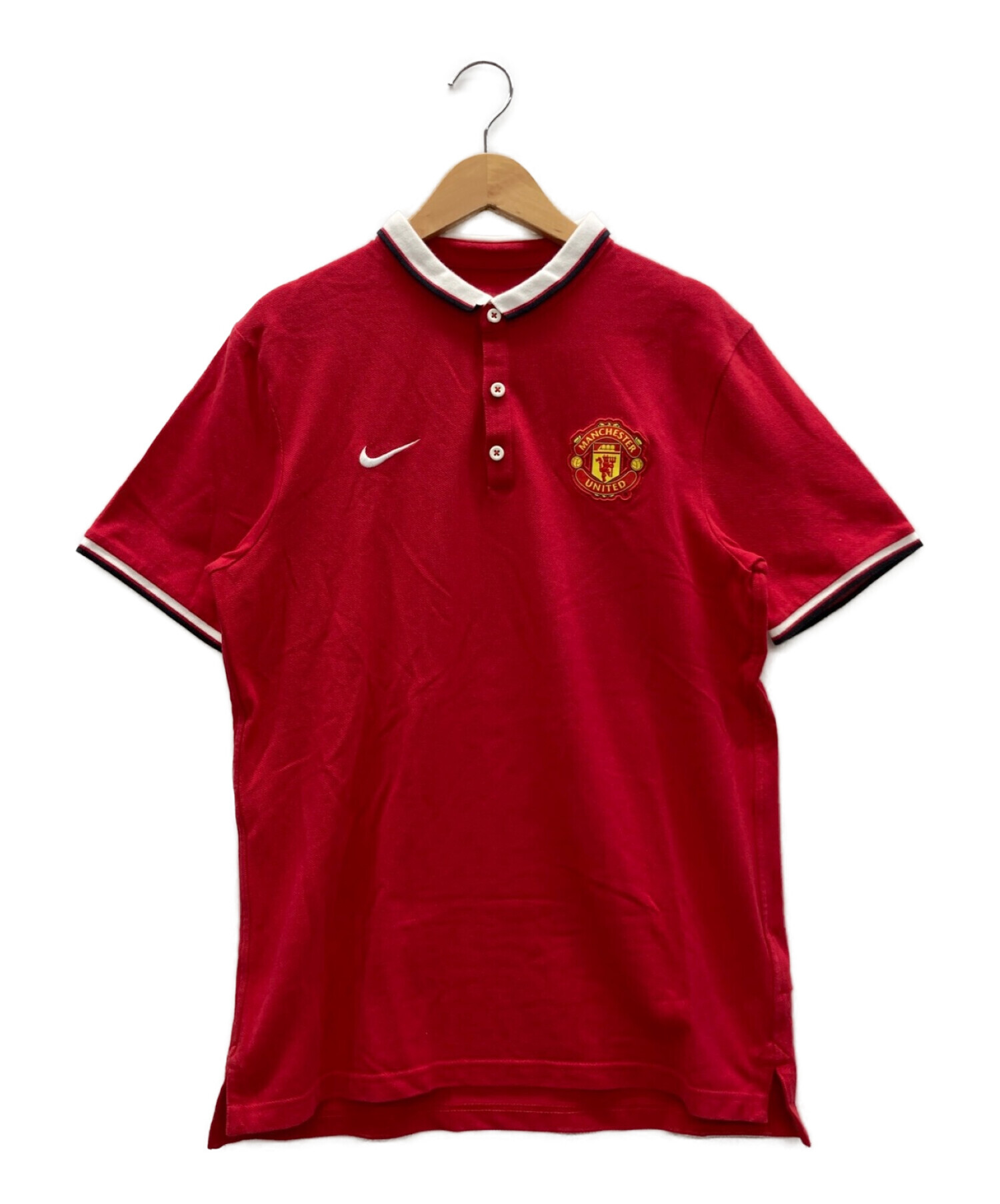 RANDOM IDENTITIES ポロシャツ XS 赤 【古着】【中古】【送料無料】 中古・古着通販】NIKE (ナイキ) ポロシャツ レッド サイズ:M 未使用品