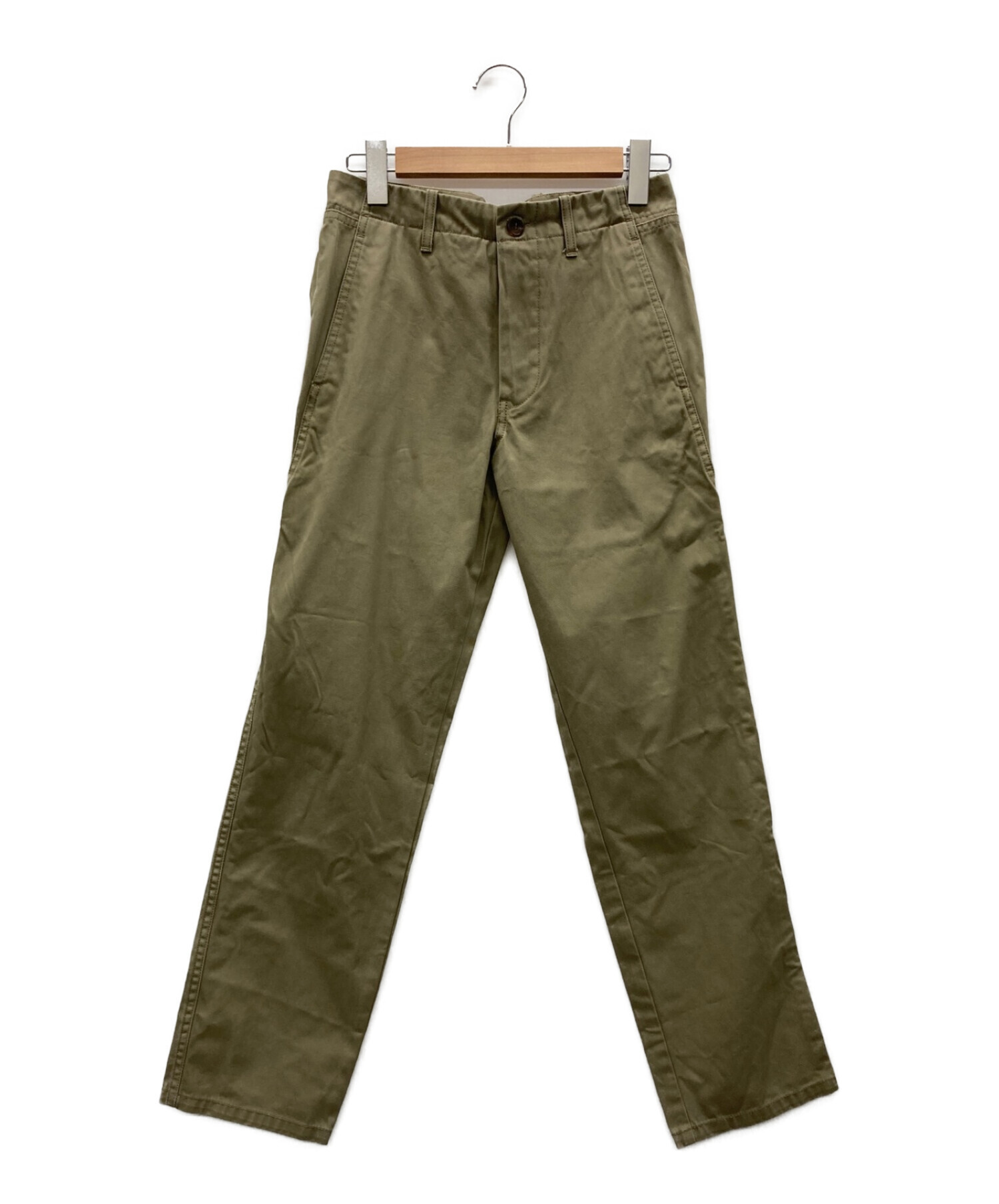 ルイヴィトン　メンズ　カーキ ワークパンツ　40 LOUIS VUITTON (ルイヴィトン) 22SS PANTALONI CARGO MORBIDI