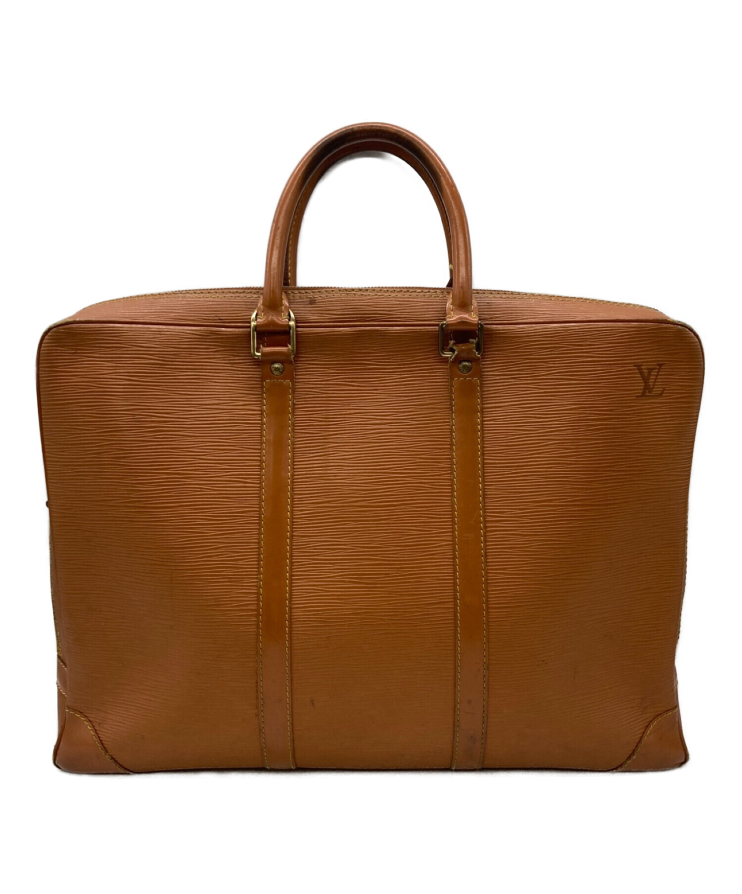 Louis Vuitton ブリーフケース ブラウン 中古・古着通販】LOUIS VUITTON (ルイ ヴィトン) ビジネスバッグ