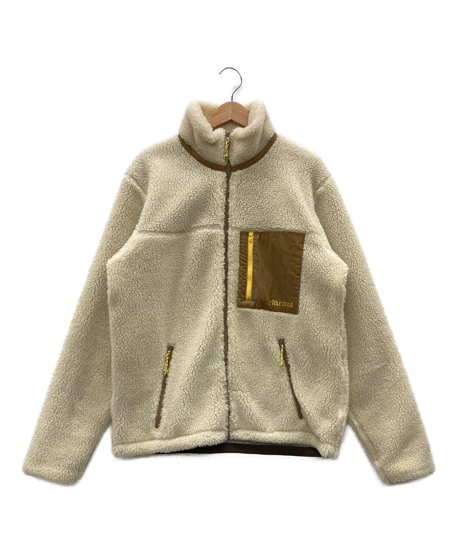 中古・古着通販】MARMOT (マーモット) ボアジャケット ホワイト サイズ 