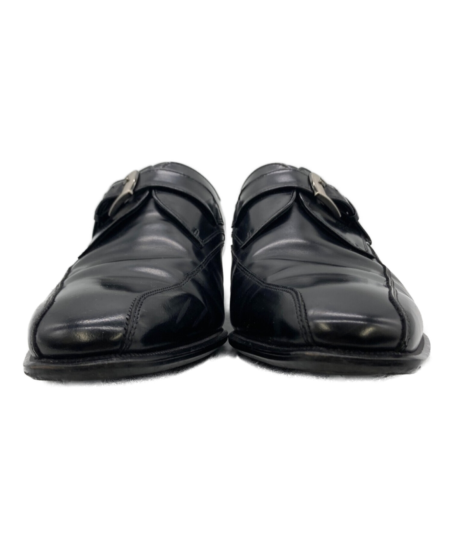 中古・古着通販】REGAL (リーガル) モンクストラップシューズ ブラック