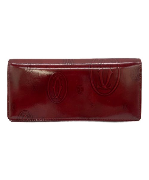 中古・古着通販】Cartier (カルティエ) 長財布 ボルドー｜ブランド