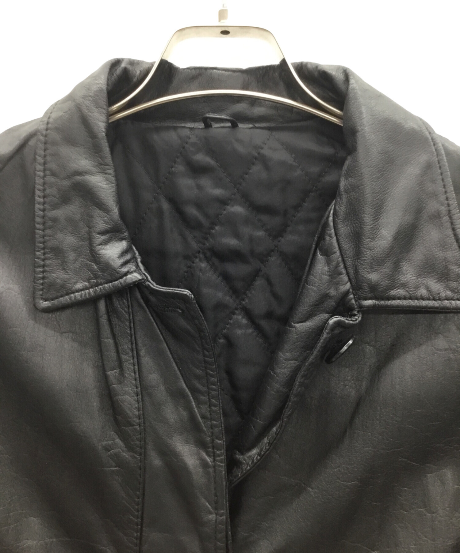 中古・古着通販】ROBO (ロボ) レザージャケット ブラック サイズ:F