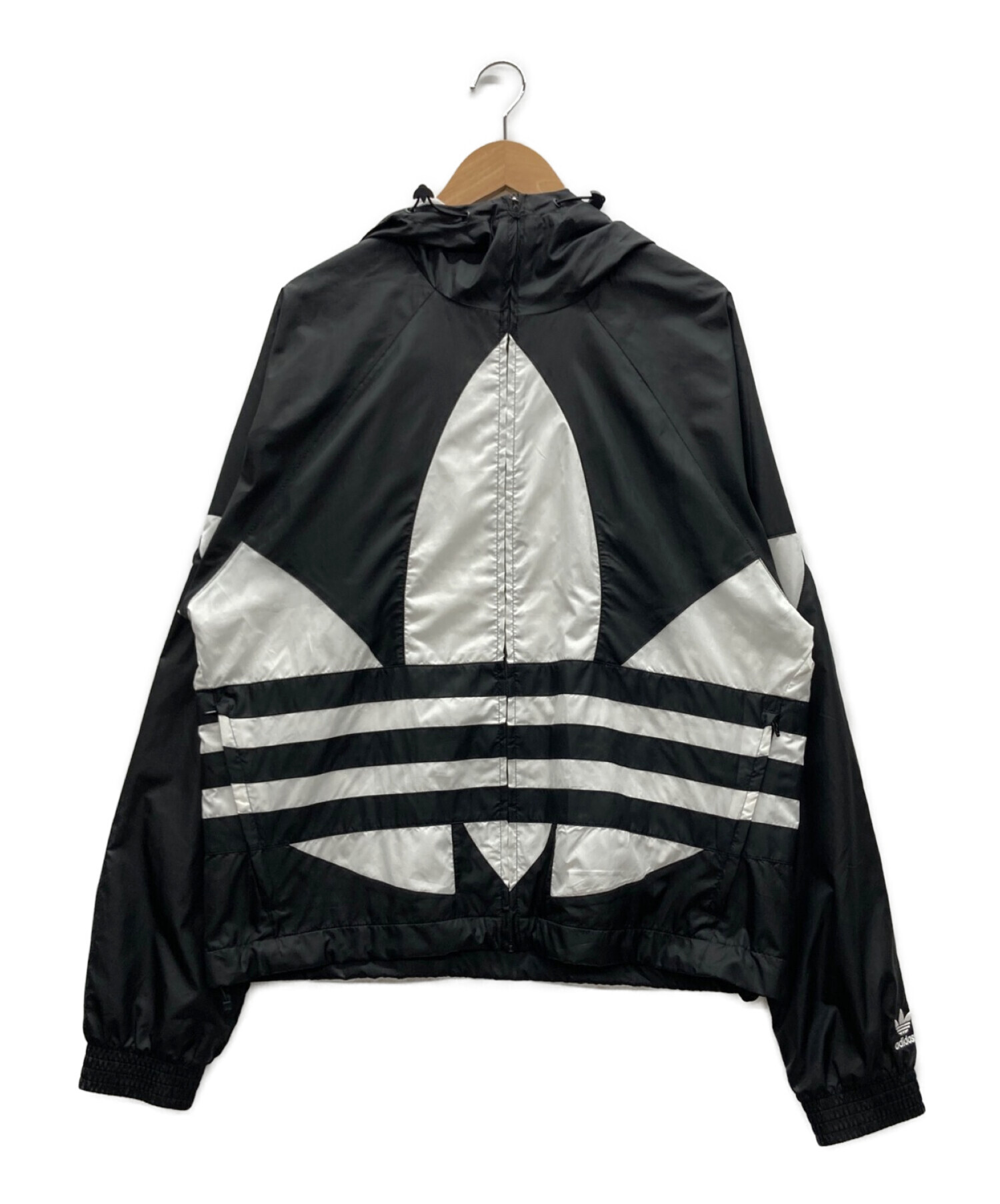 中古・古着通販】adidas (アディダス) ウインドブレーカー ブラック 