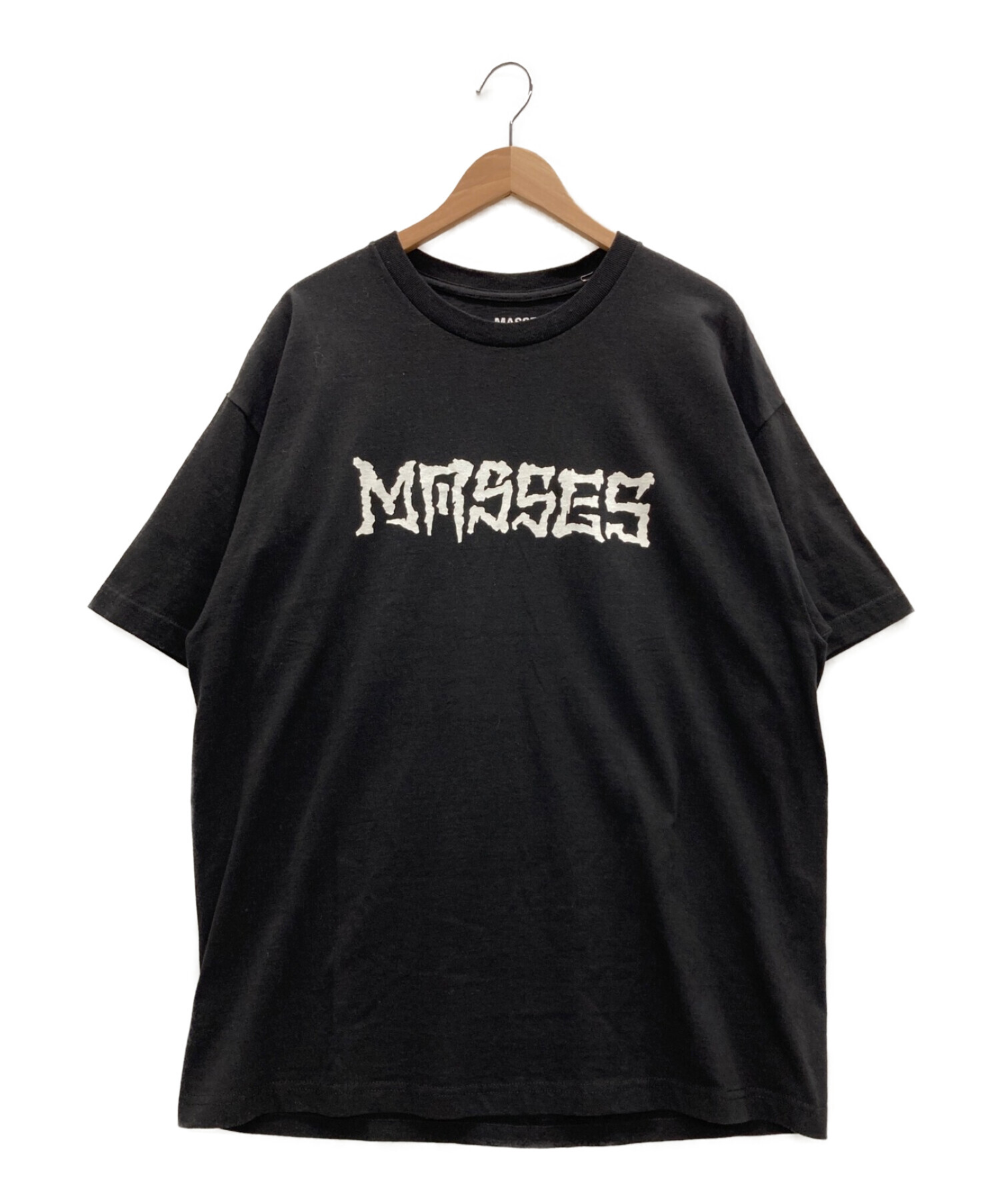 中古・古着通販】MASSES (マシス) T-SHIRTS CIRCLE ブラック サイズ:XL 