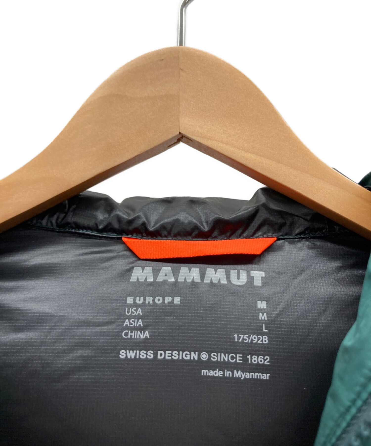 中古・古着通販】MAMMUT (マムート) ダウンジャケット グリーン サイズ 