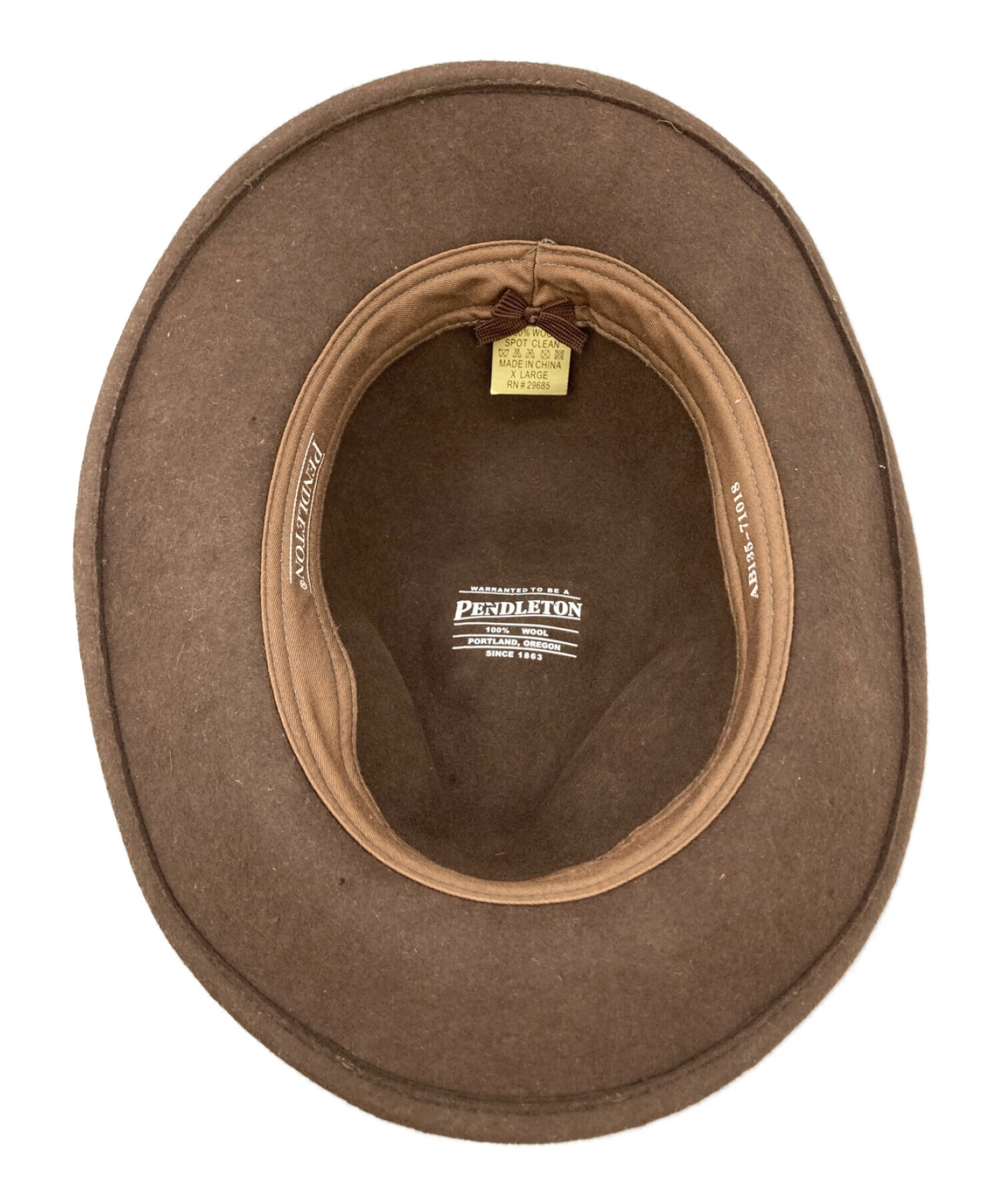中古・古着通販】PENDLETON (ペンドルトン) 中折れハット ブラウン