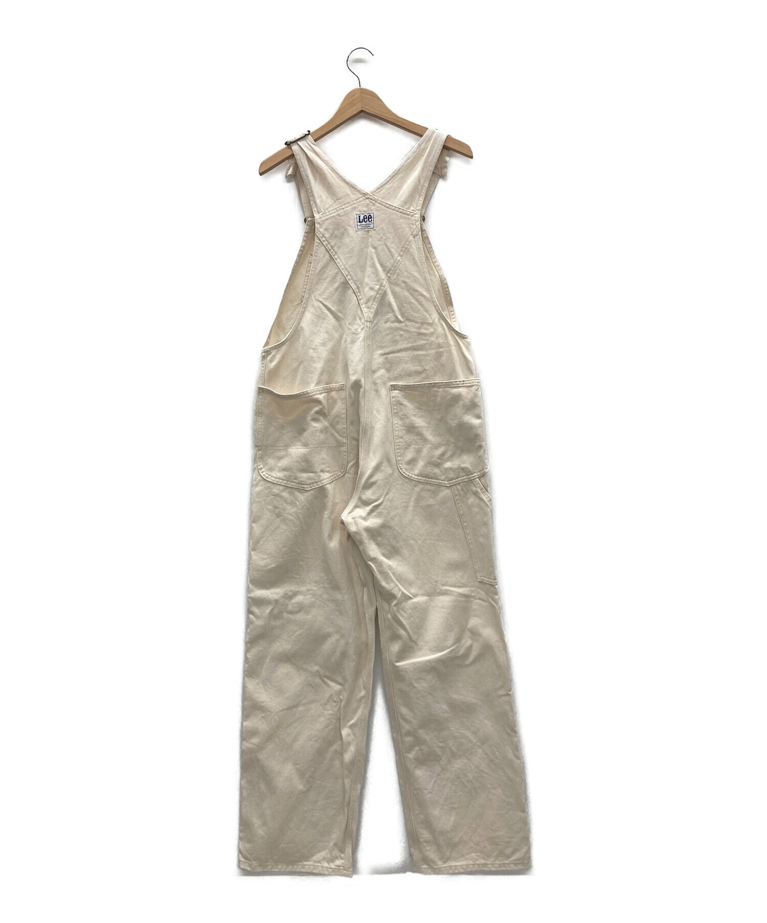 中古・古着通販】LEE (リー) オーバーオール アイボリー サイズ:S
