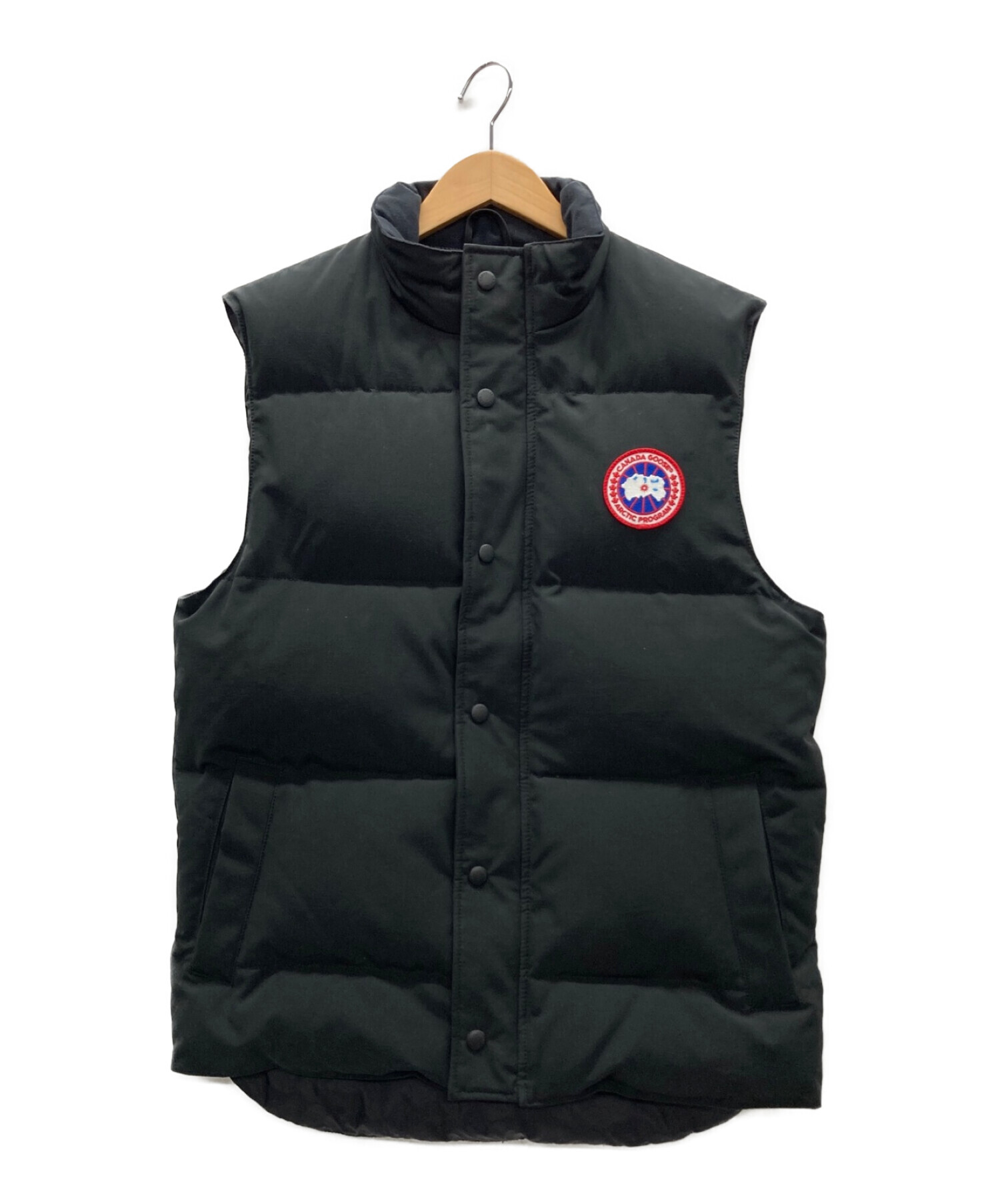中古・古着通販】CANADA GOOSE (カナダグース) ダウンベスト ブラック